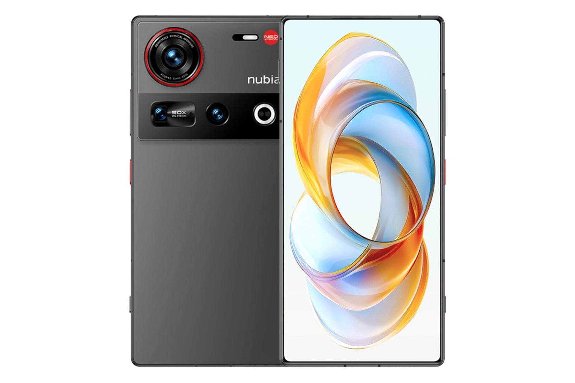 پنل جلو و پشت گوشی موبایل نوبیا Z70 اولترا زد تی ای مشکی / ZTE nubia Z70 Ultra