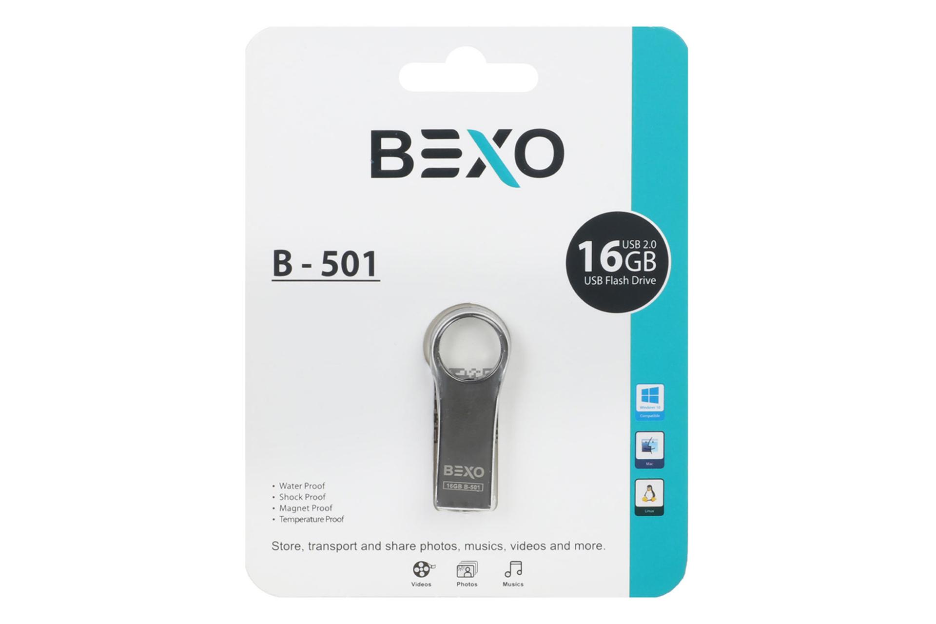 جعبه فلش مموری بکسومن BEXOman B-501 16GB USB 2.0