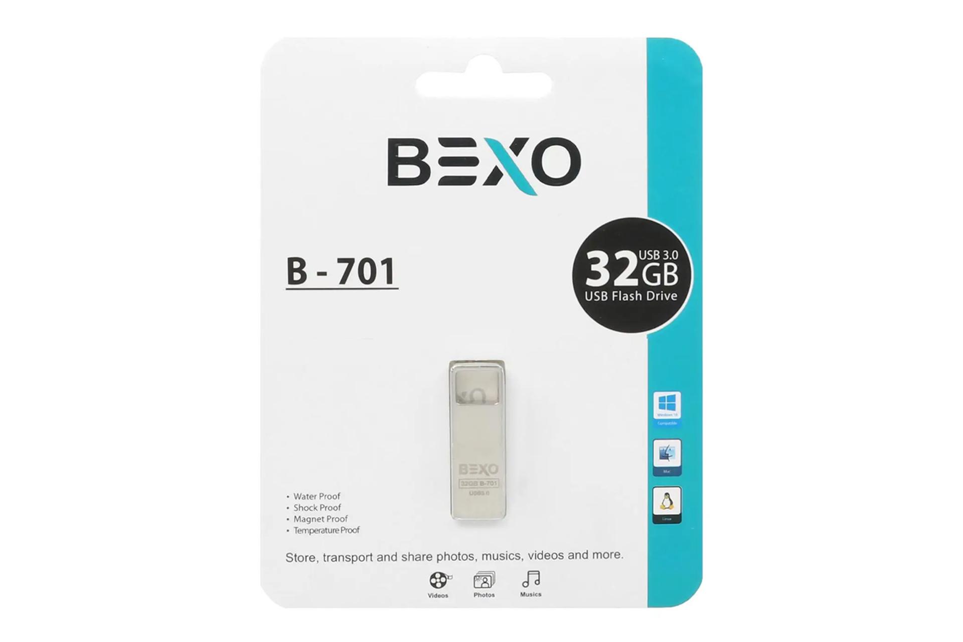 جعبه فلش مموری بکسومن BEXOman B-701 32GB USB 3.0