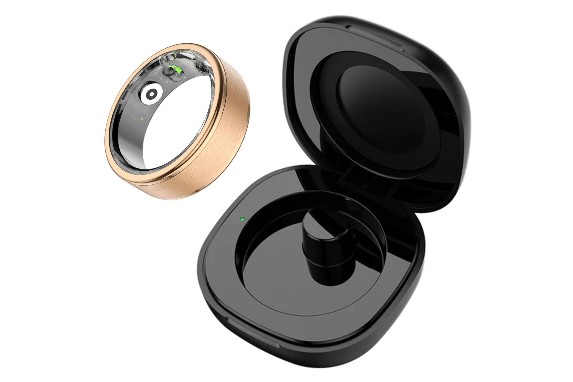 حلقه هوشمند تی سی اچ TCH iRing R10 طلایی با محفظه شارژ