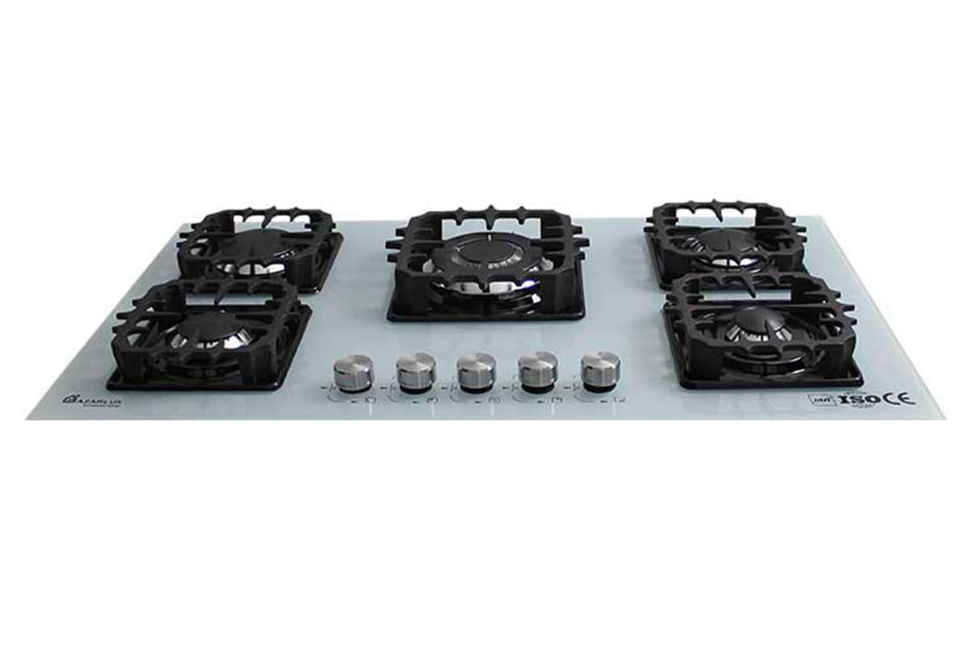 نمای جلوی اجاق گاز صفحه ای آذرلوکس G05ML-C13