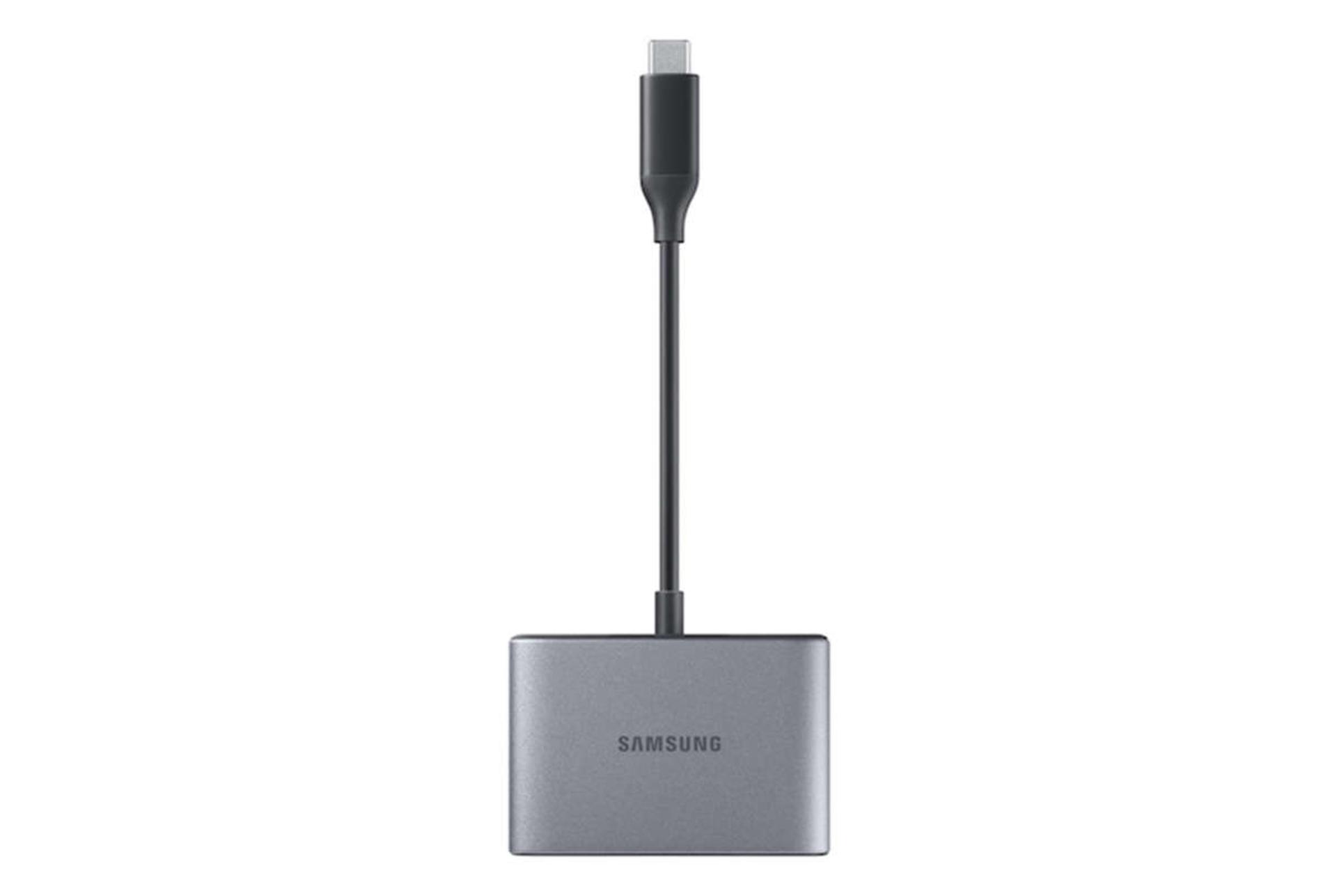 نمای بالای هاب USB-C سامسونگ 3 پورت مدل EE-P3200