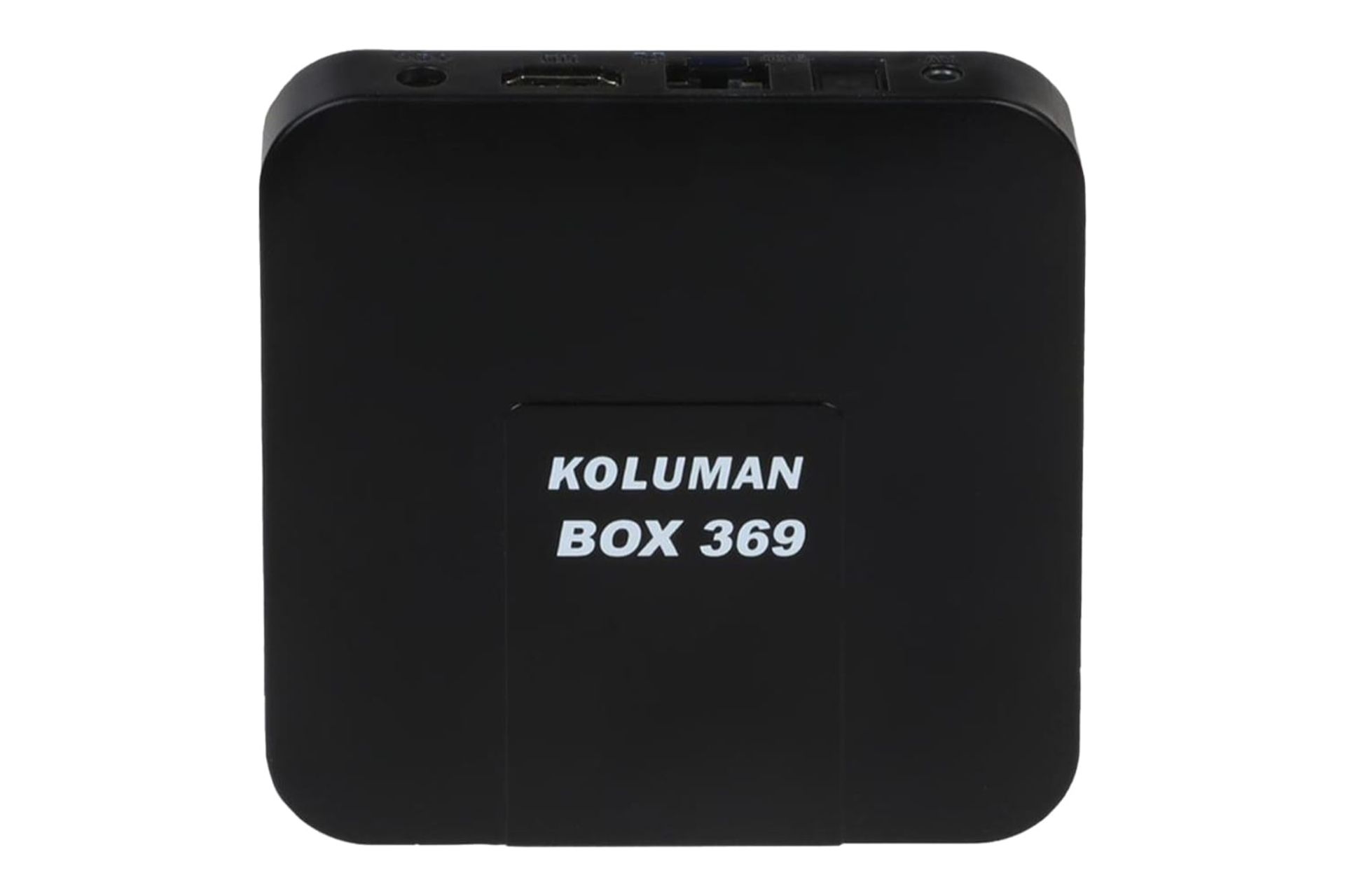 نمای بالای اندروید باکس کلومن BOX 369 با نمایش لوگو