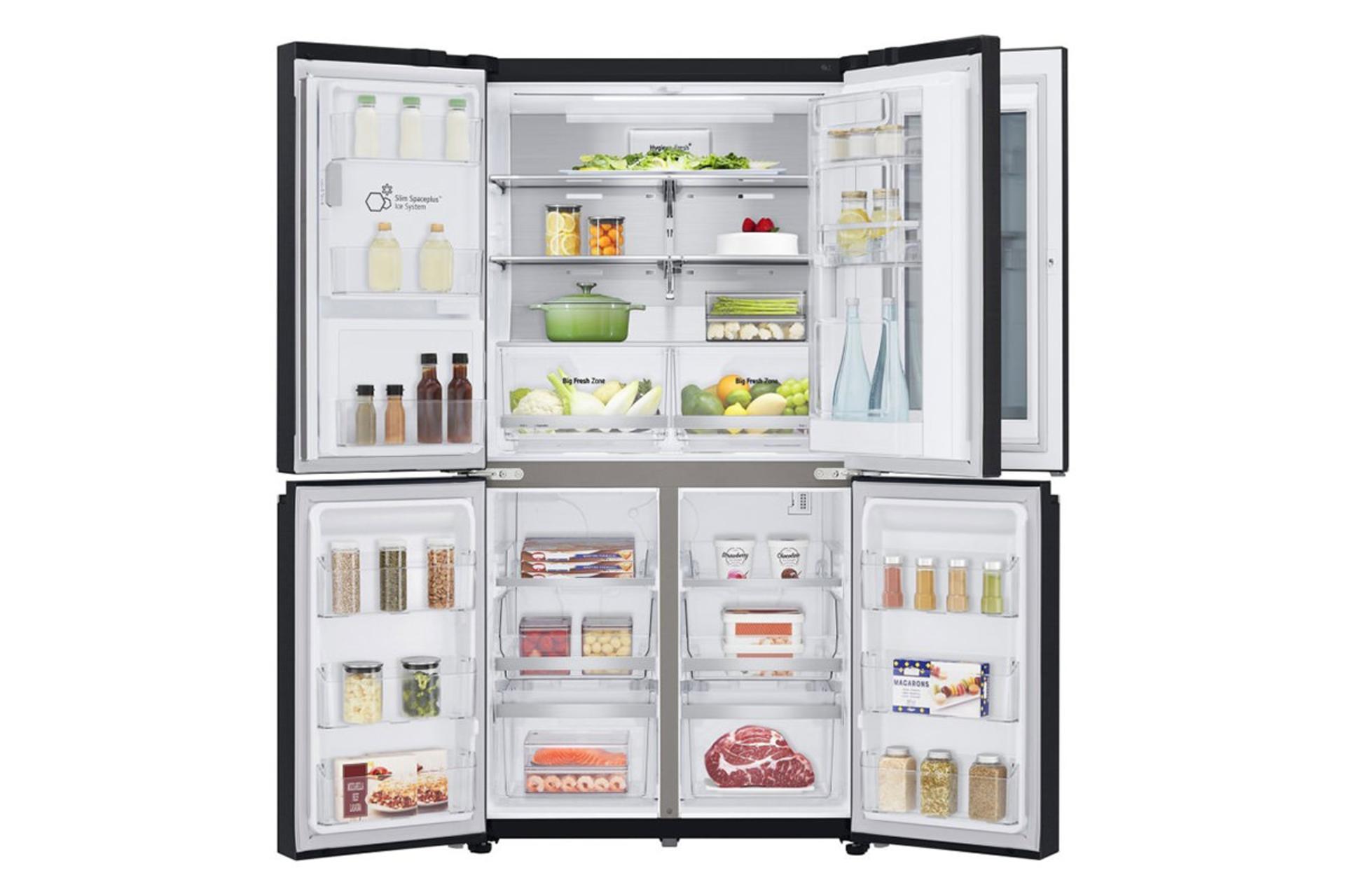 یخچال فریزر ال جی LG GR-X31FMQHL نمای داخل