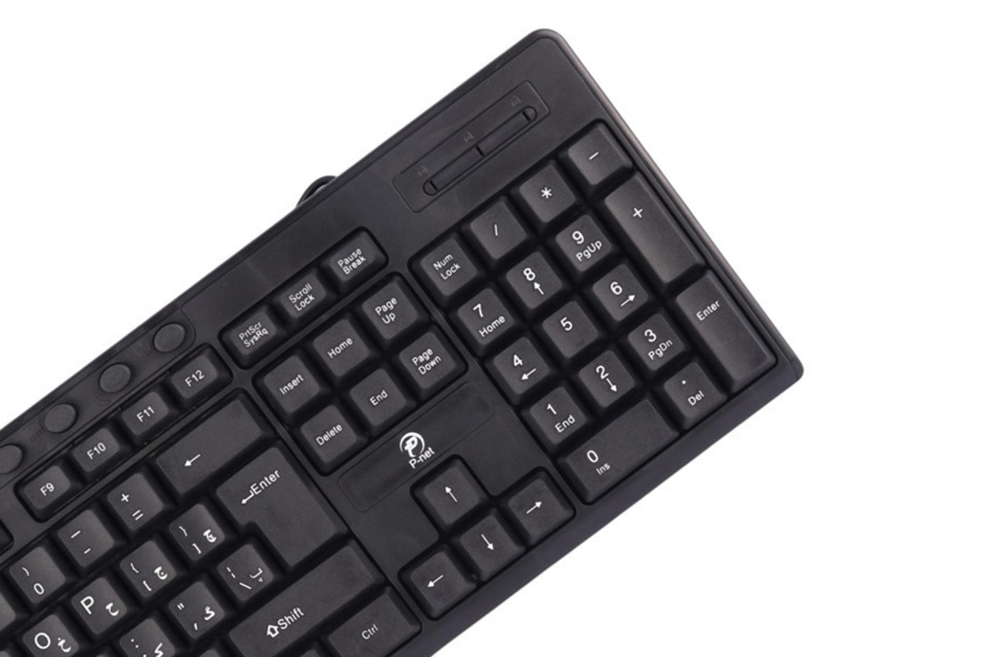 نمای بالا و دکمه های کیبورد پی نت KB-1600