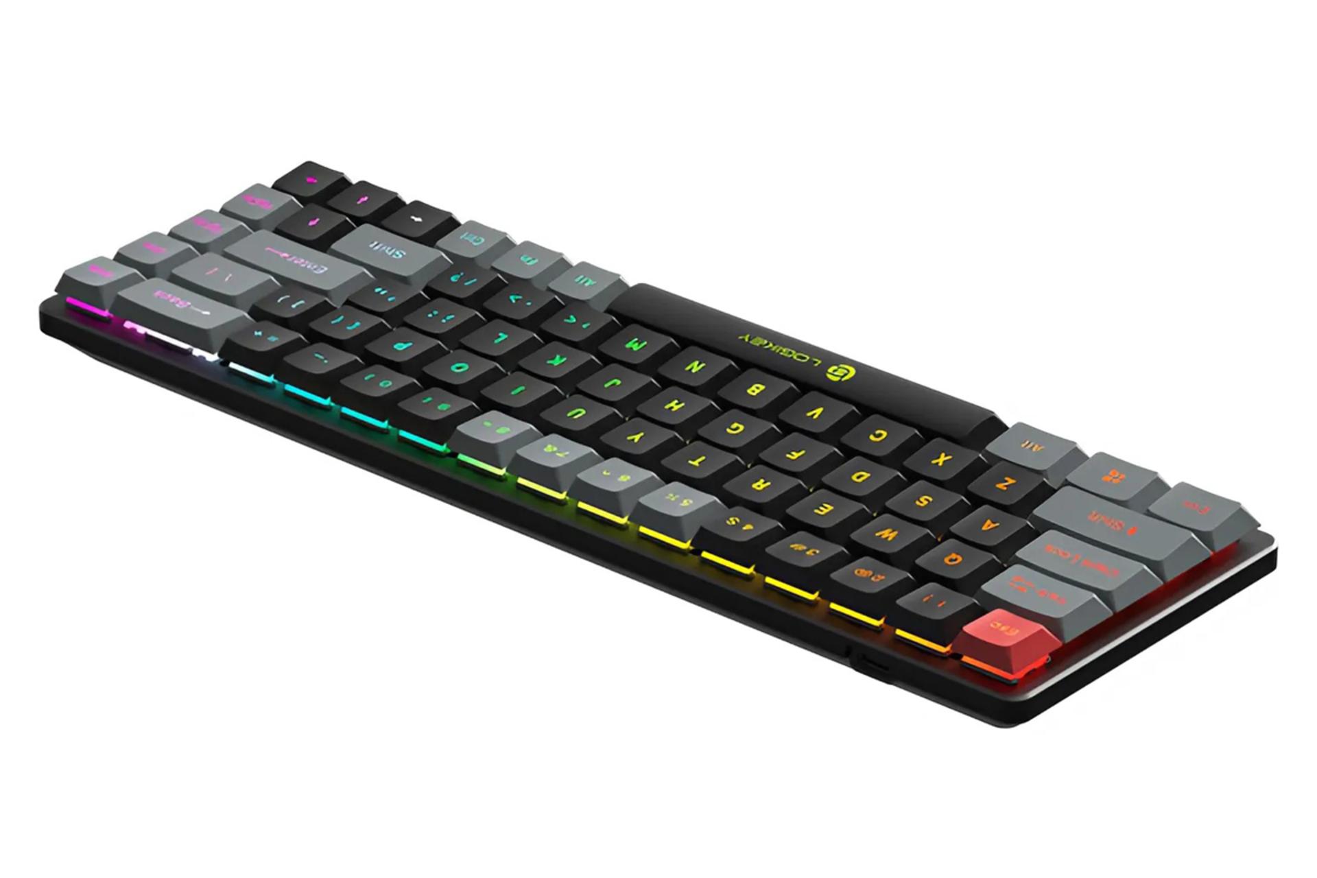 کیبورد لاجی کی K410B رنگ مشکی