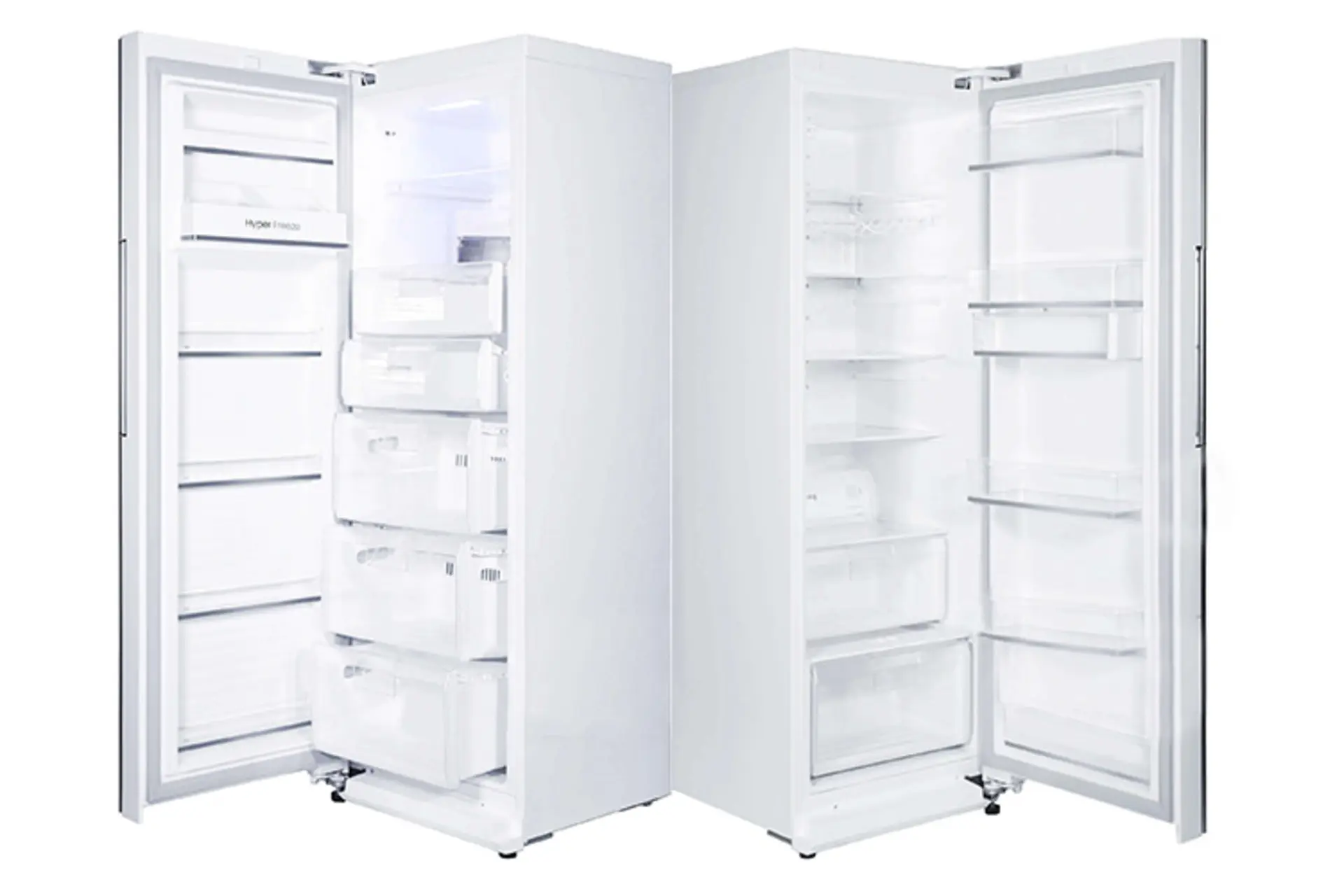 یخچال فریزر اسنوا Snowa SRDi SFDi M210 نمای داخل