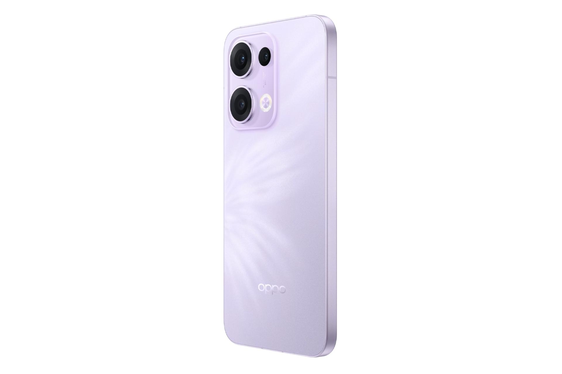 پنل پشت و چینش دوربین گوشی موبایل Reno13 اوپو نسخه چین ارغوانی / Oppo Reno13 China