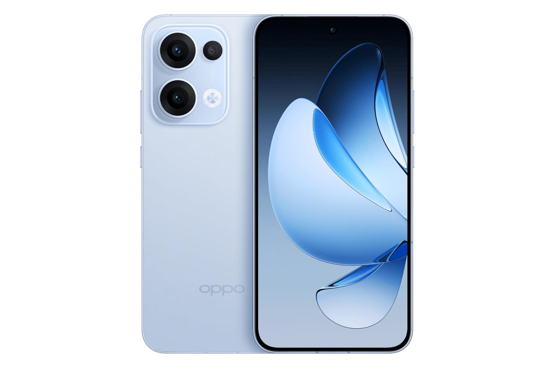 پنل جلو و پشت گوشی موبایل Reno13 اوپو نسخه چین آبی روشن / Oppo Reno13 China