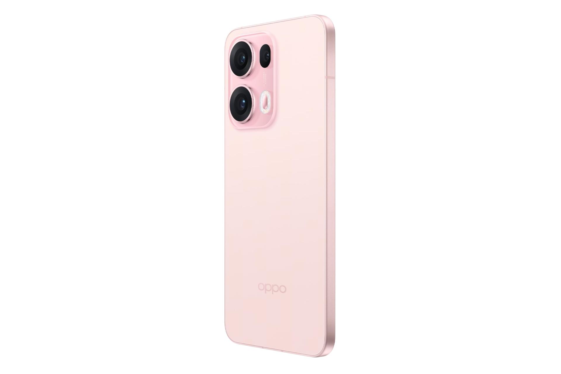 پنل پشت و چینش دوربین گوشی موبایل Reno13 پرو اوپو نسخه چین صورتی روشن / Oppo Reno13 Pro China