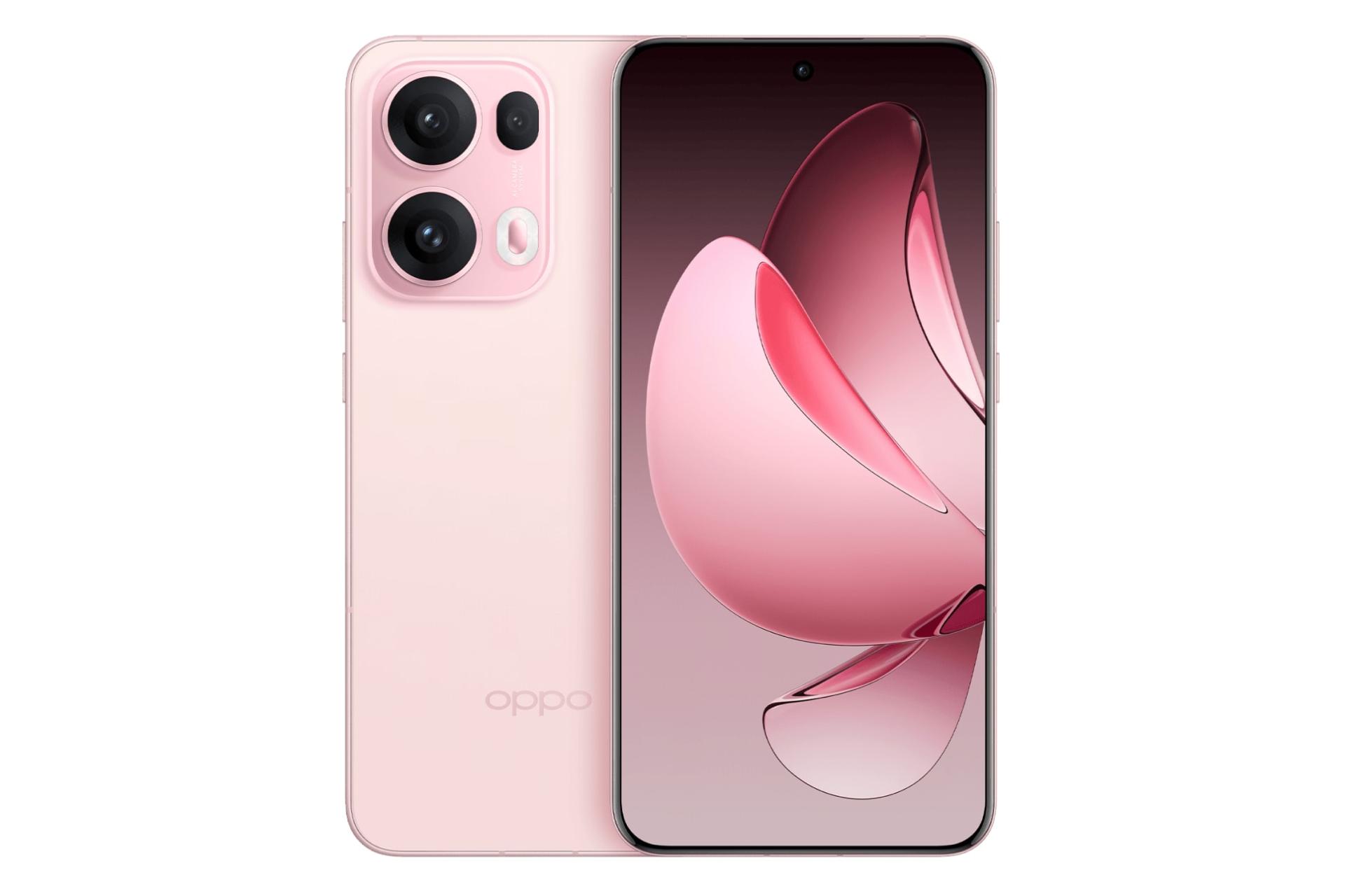 پنل جلو و پشت گوشی موبایل Reno13 پرو اوپو نسخه چین صورتی روشن / Oppo Reno13 Pro China