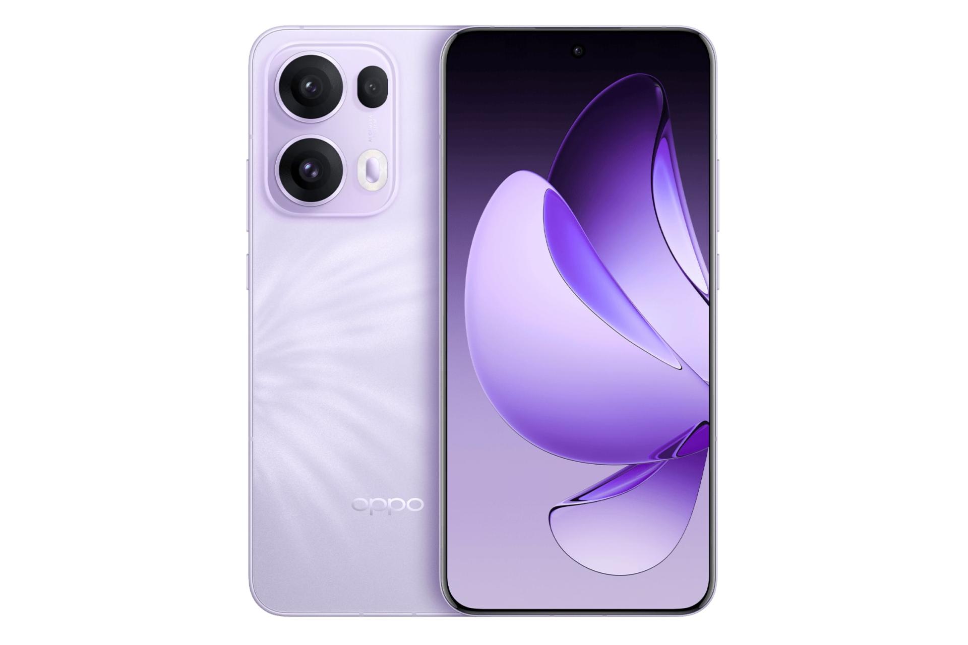 پنل جلو و پشت گوشی موبایل Reno13 پرو اوپو نسخه چین ارغوانی / Oppo Reno13 Pro China