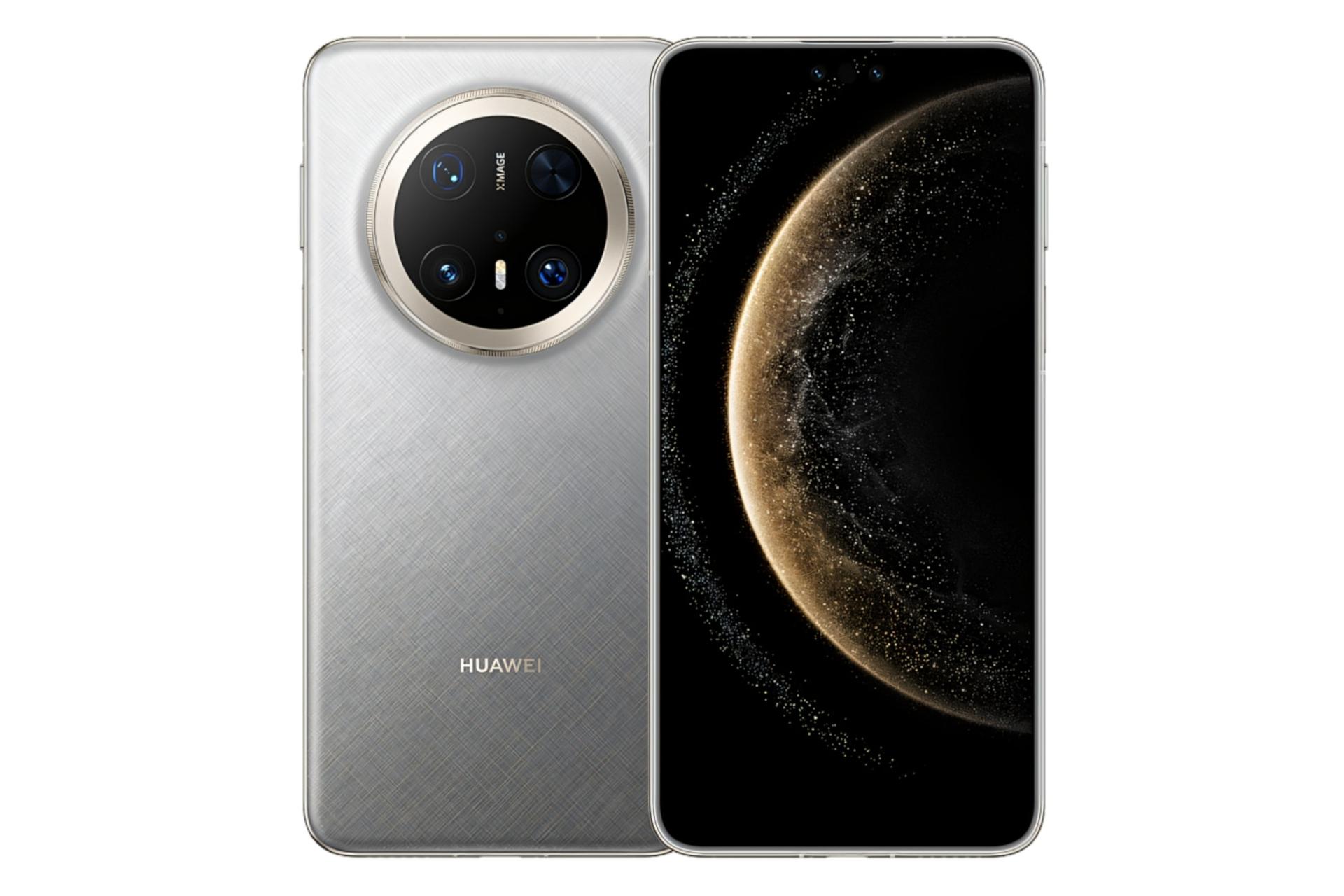 مرجع متخصصين ايران پنل جلو و پشت موبايل موبايل ميت 70 پرو پلاس هواوي خاكستري / Huawei Mate 70 Pro Plus