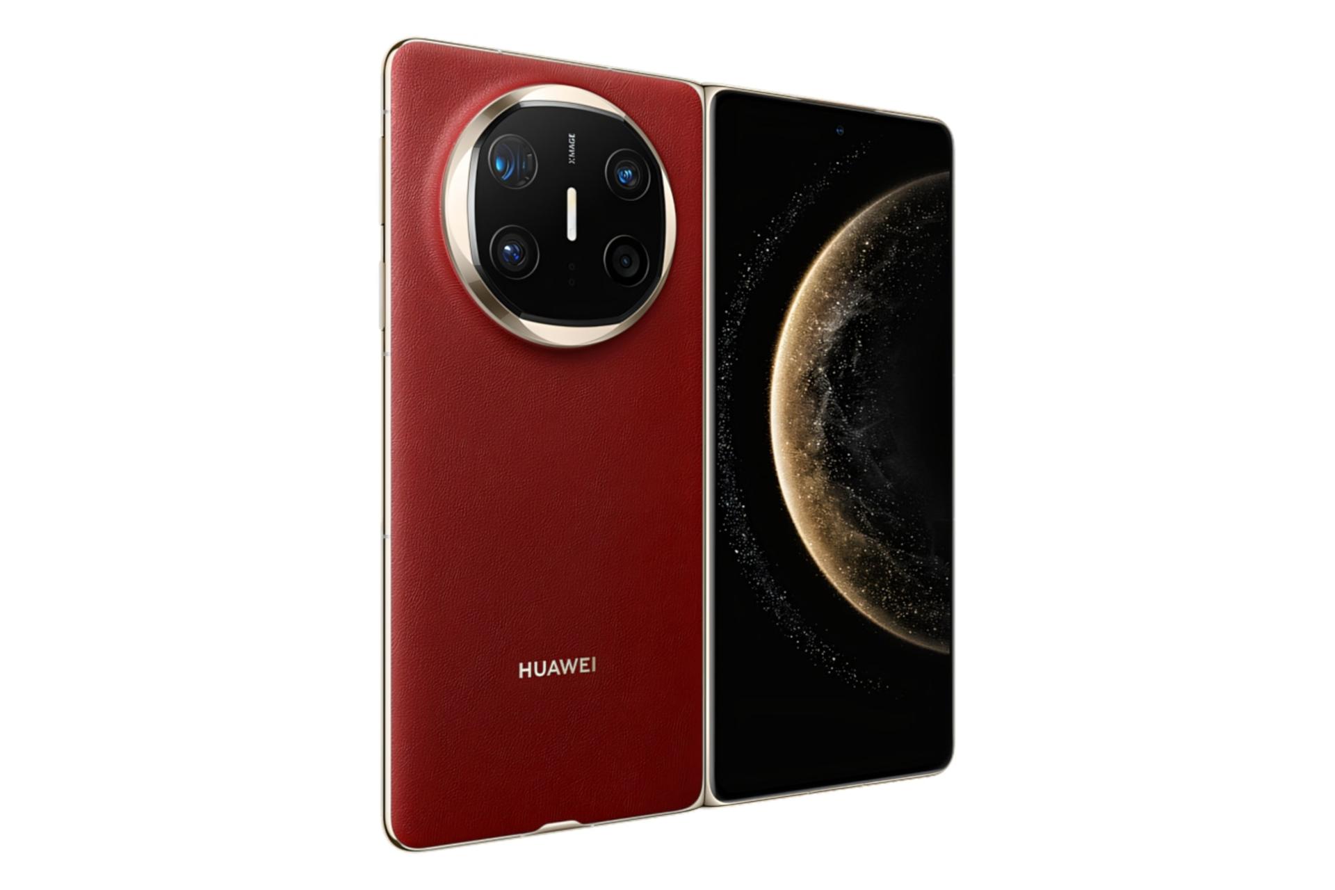 چینش دوربین گوشی موبایل میت X6 هواوی قرمز / Huawei Mate X6