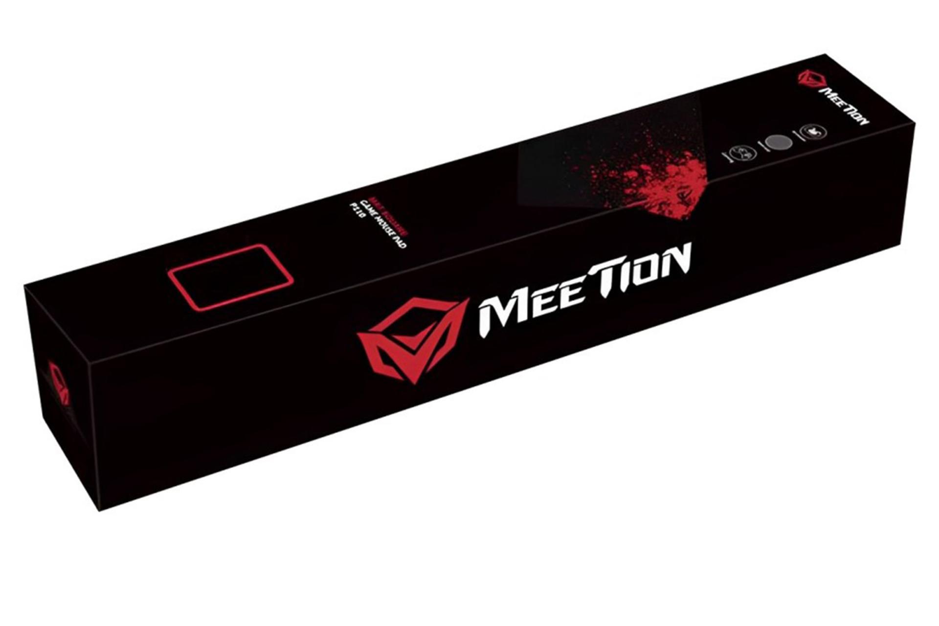 ماوس پد میشن meetion-mt-p110 بسته بندی از نمای پرسپکتیو
