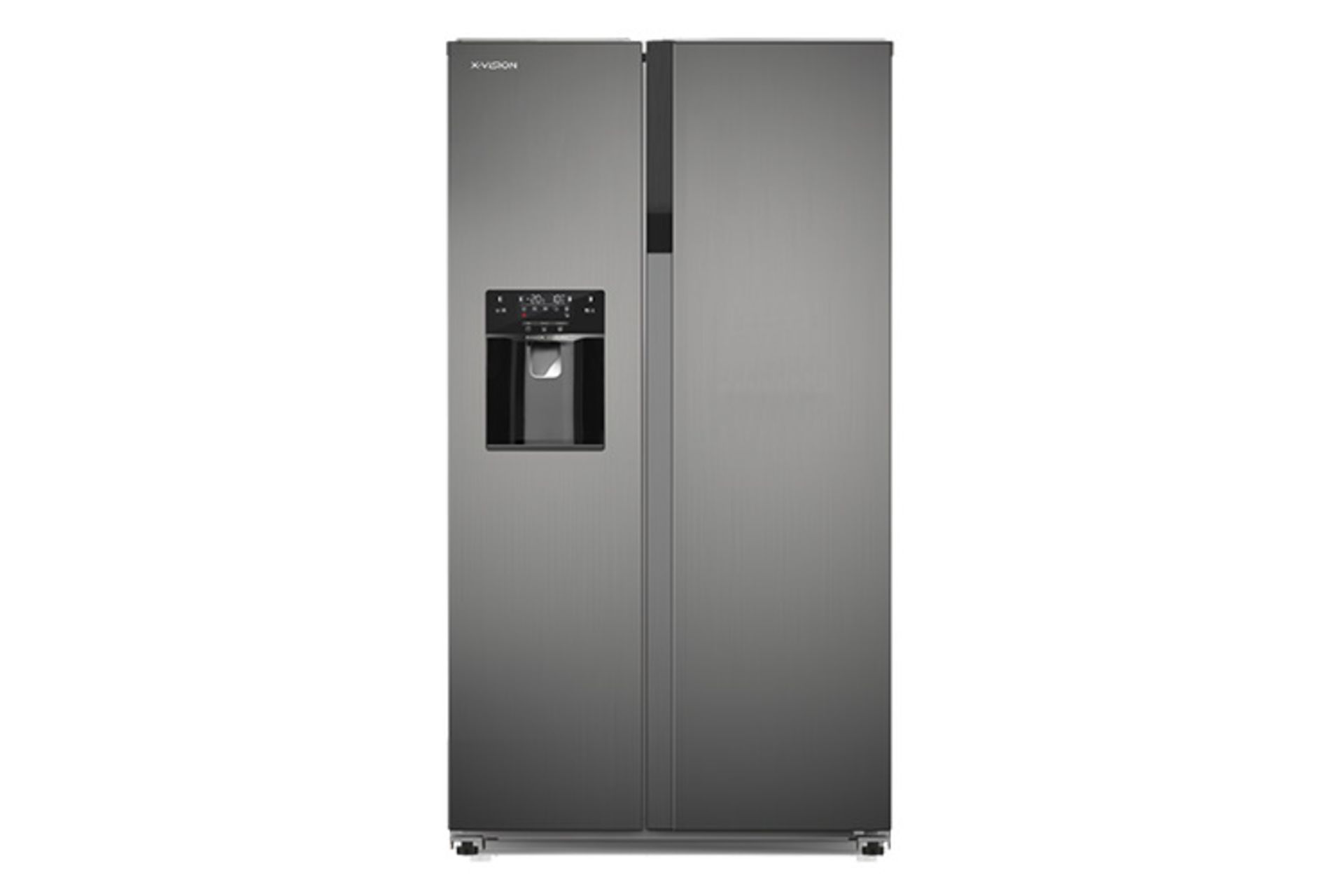 یخچال فریزر ایکس ویژن X.Vision HS550 نمای جلو رنگ خاکستری