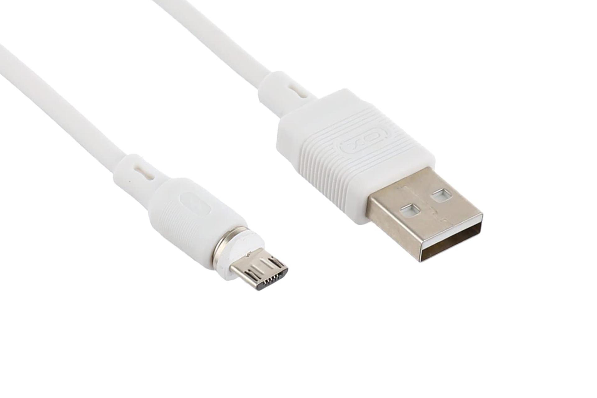 کانکتور و اتصال کابل شارژ USB ایکس او Type-A به Micro-USB مدل NB187 با طول 1 متر