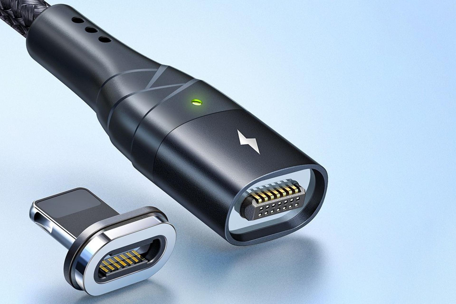 کانکتور و اتصال کابل شارژ USB مک دودو Type-C به Type-C مدل CA-8850 با طول 1.2 متر