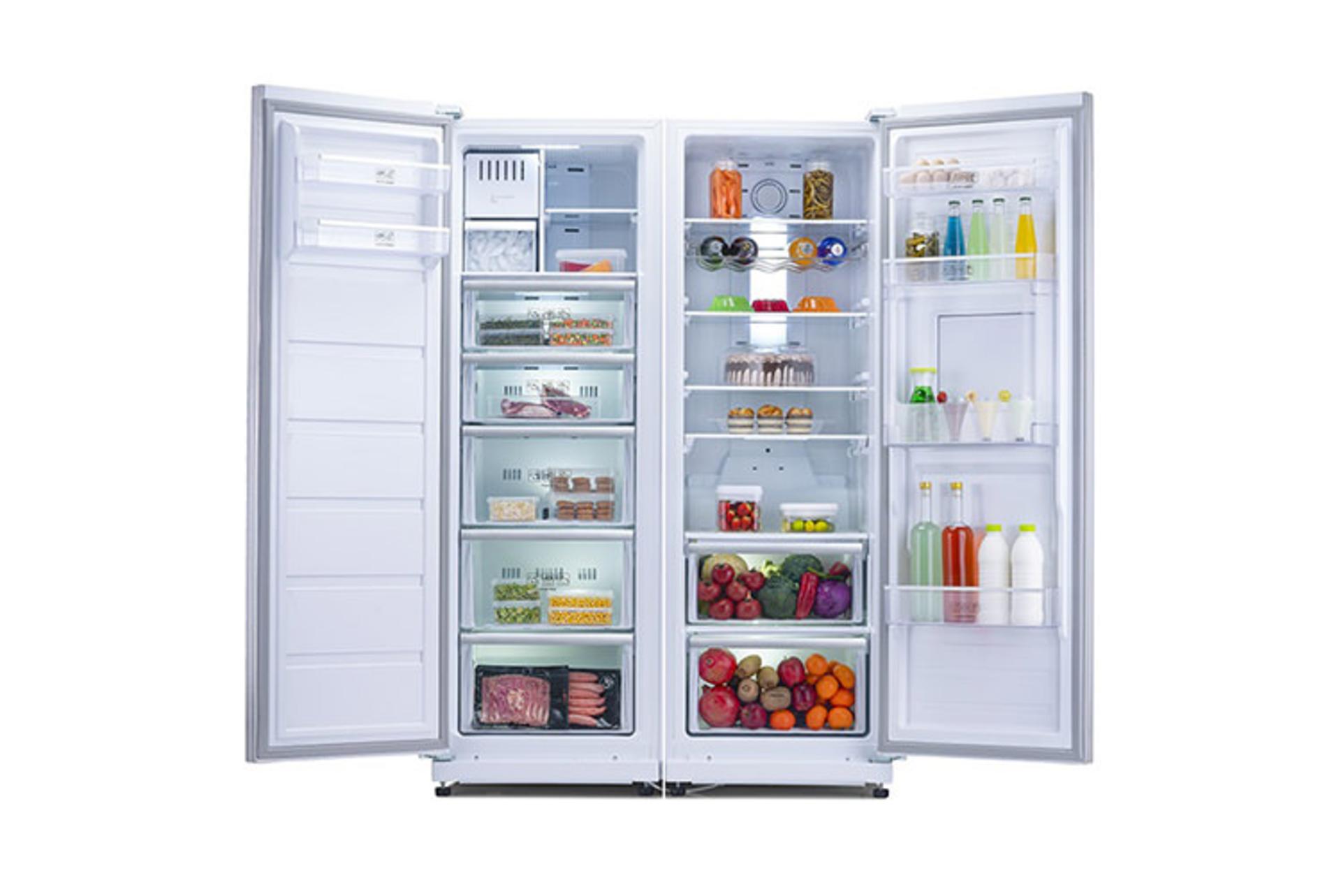 یخچال فریزر کلور روسو پلاس Clever Rosso Plus نمای داخل