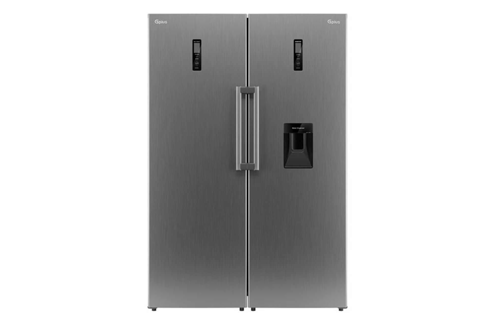 یخچال فریزر جی پلاس Gplus GRF-P2730 نمای جلو رنگ خاکستری