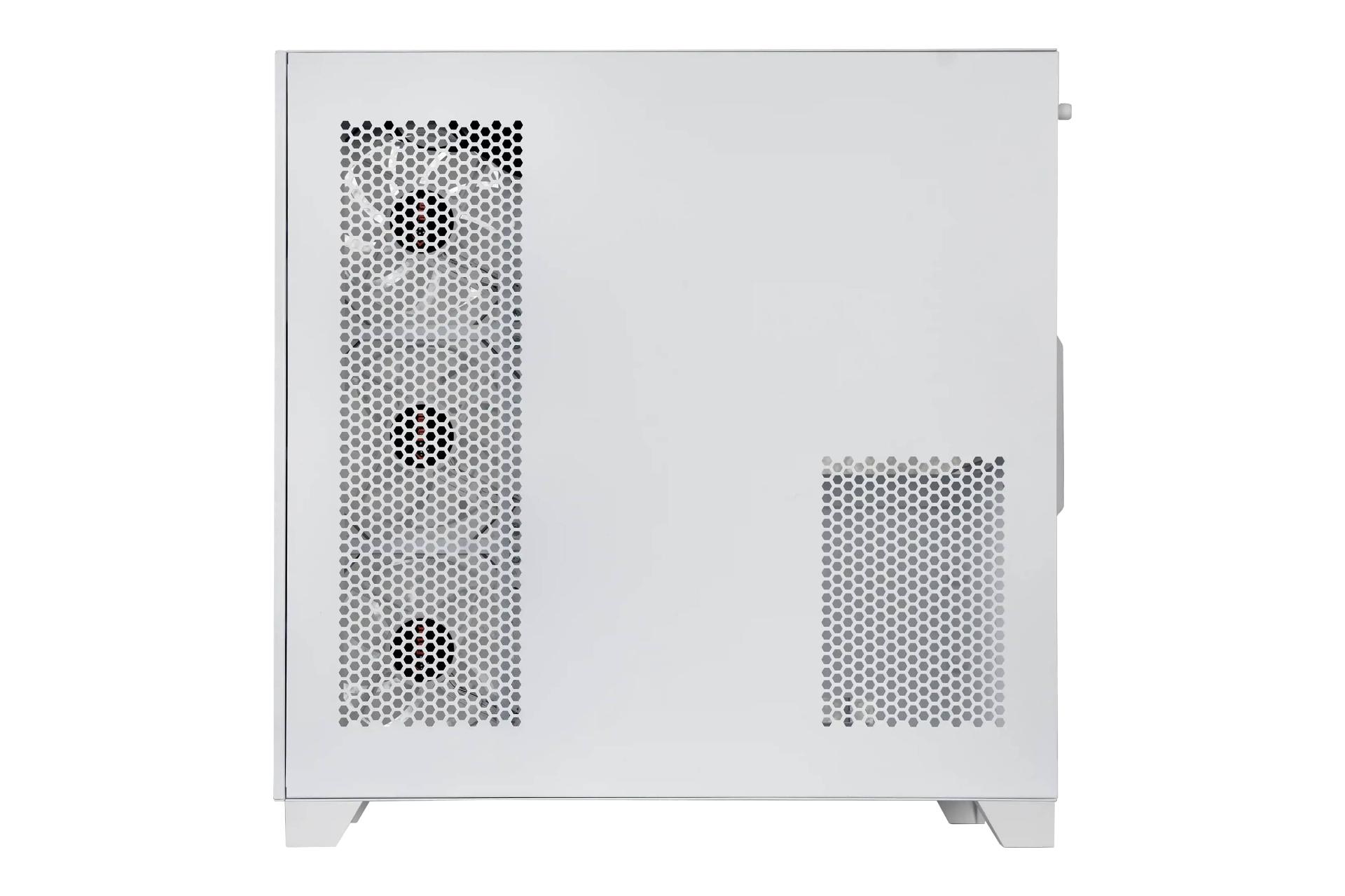 نمای پنل سمت راست کیس کامپیوتر فاطر FG-880W با نمایش منافذ عبور هوای پنل سمت راست