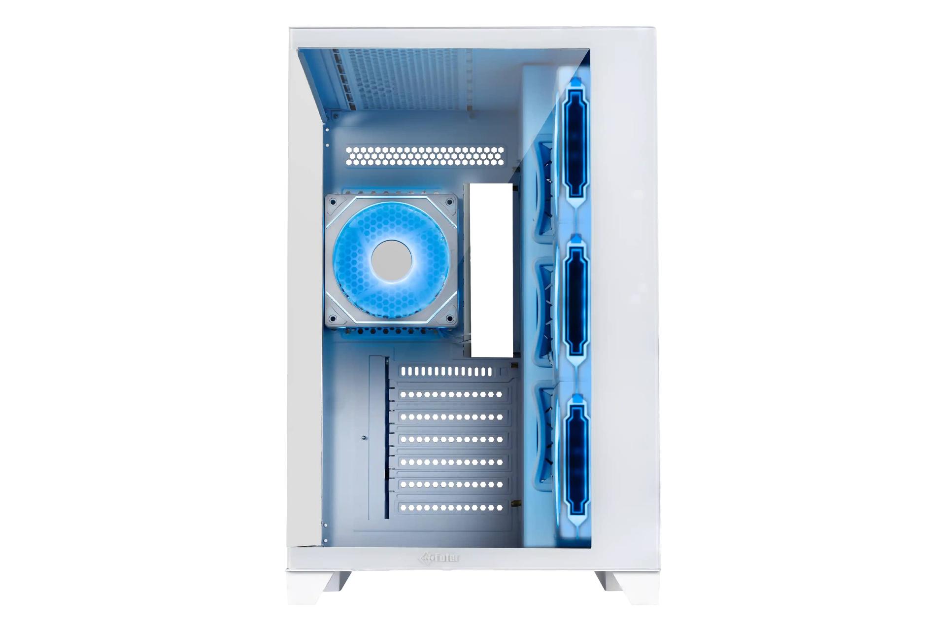 نمای رو به روی کیس کامپیوتر فاطر FG-880W با نمایش لوگو