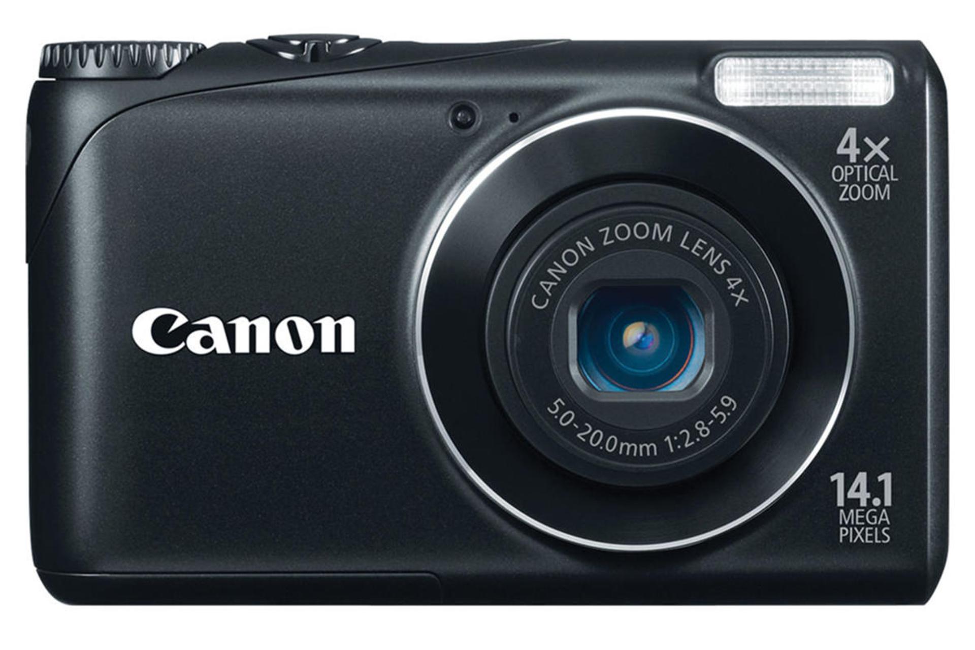 دوربین کانن Canon PowerShot A2200 نمای جلو رنگ مشکی