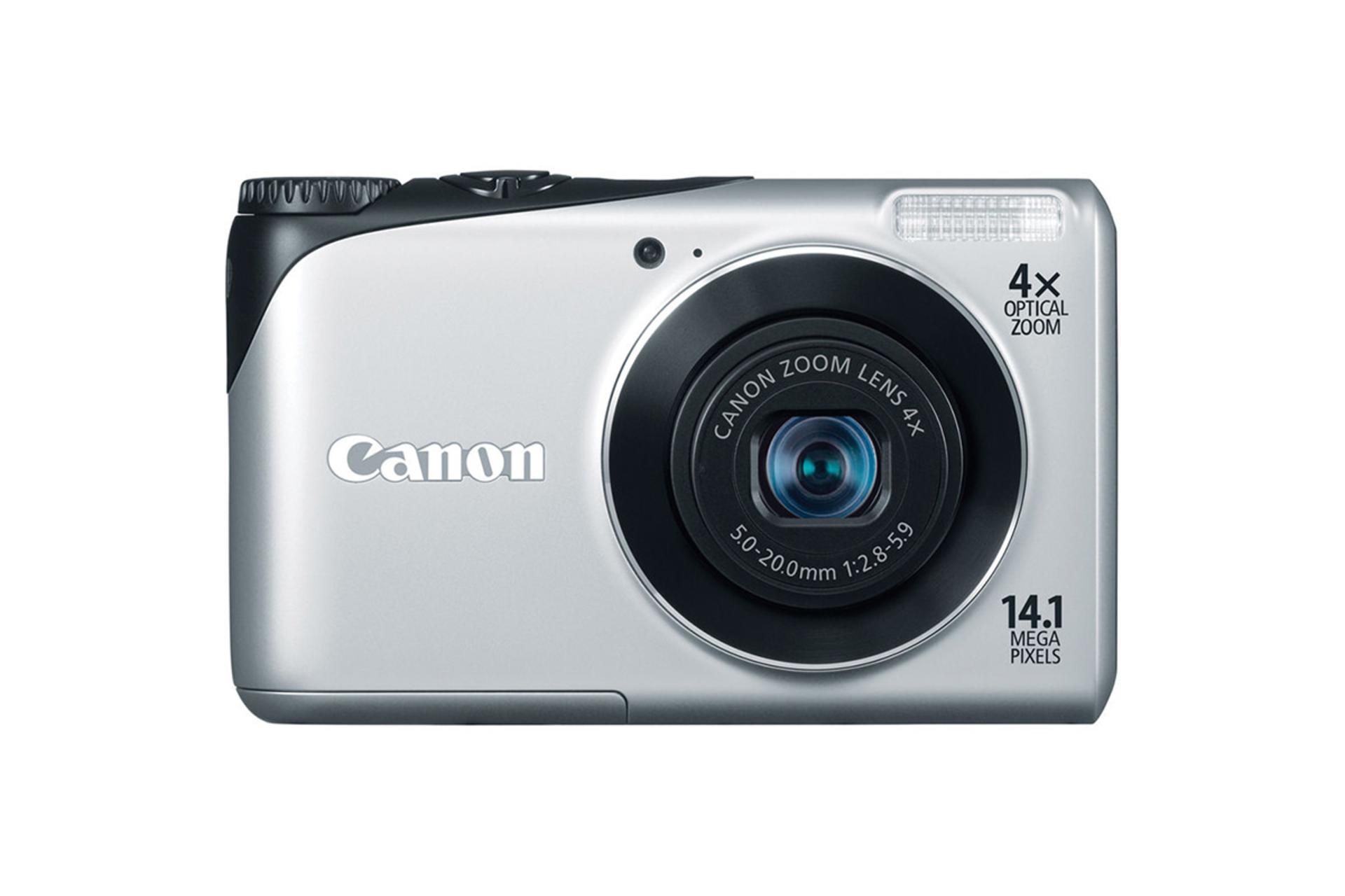 دوربین کانن Canon PowerShot A2200 نمای جلو رنگ نقره ای