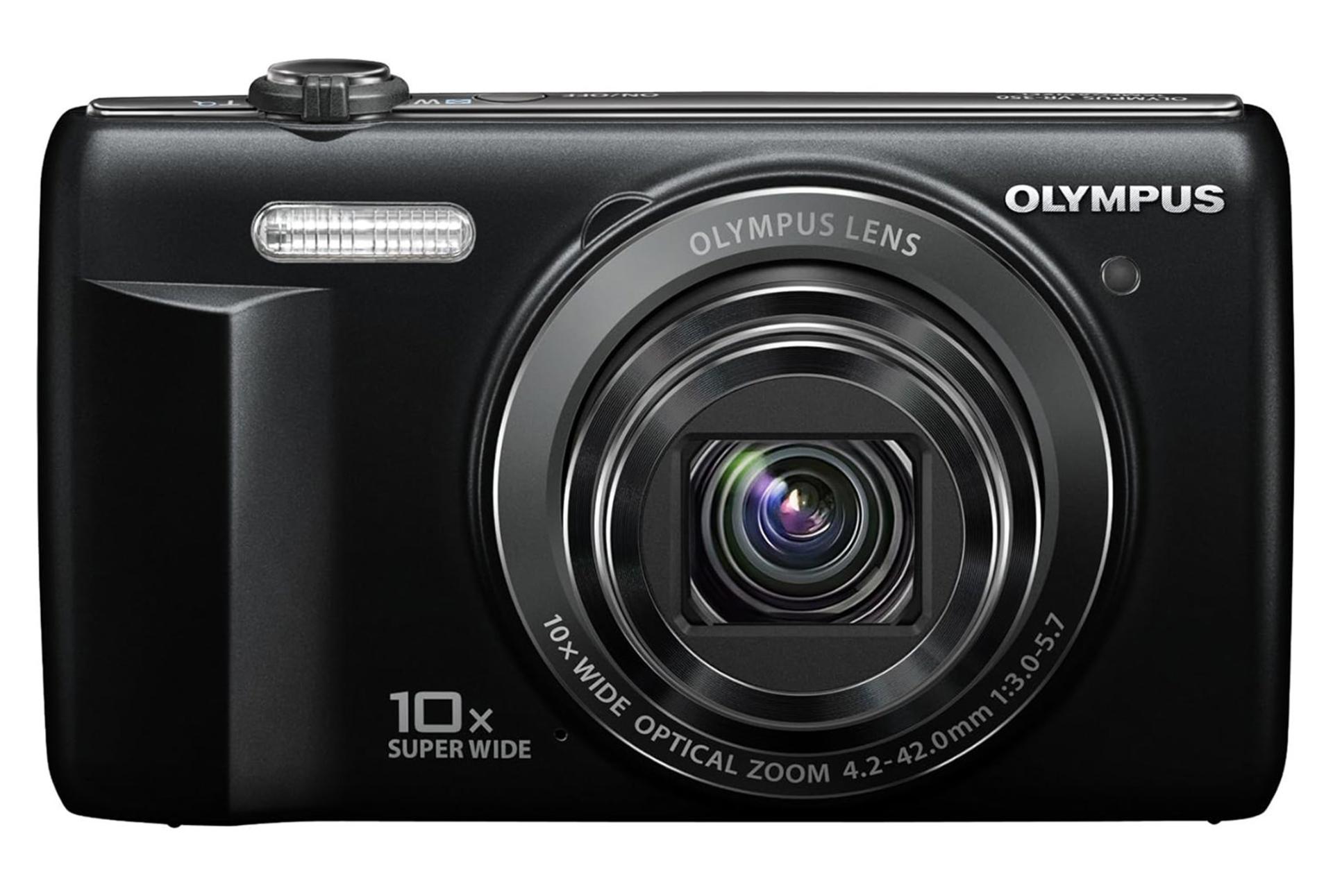 مرجع متخصصين ايران دوربين المپوس Olympus VR-340 نماي جلو رنگ مشكي