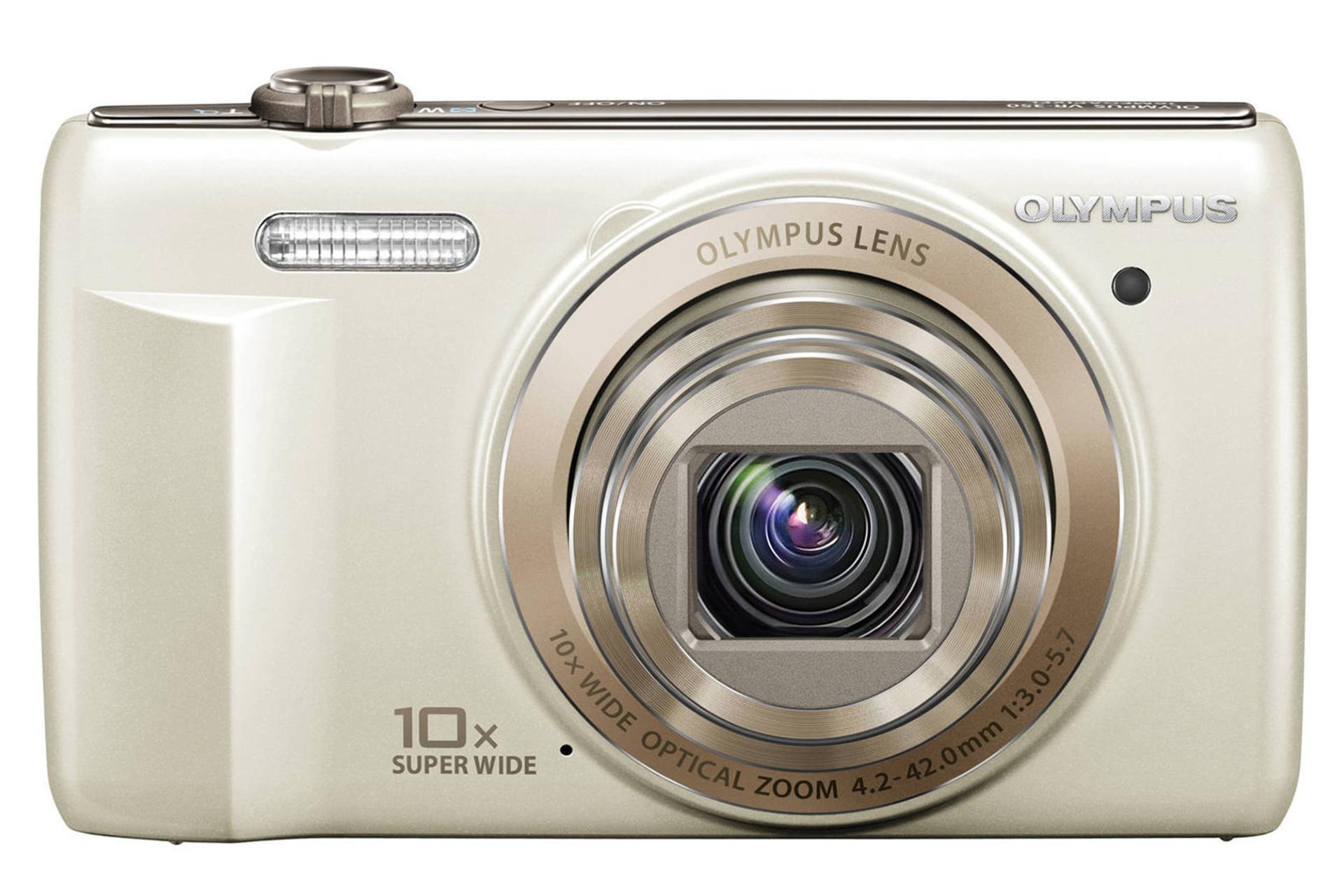 مرجع متخصصين ايران دوربين المپوس Olympus VR-340 نماي جلو رنگ نقره اي