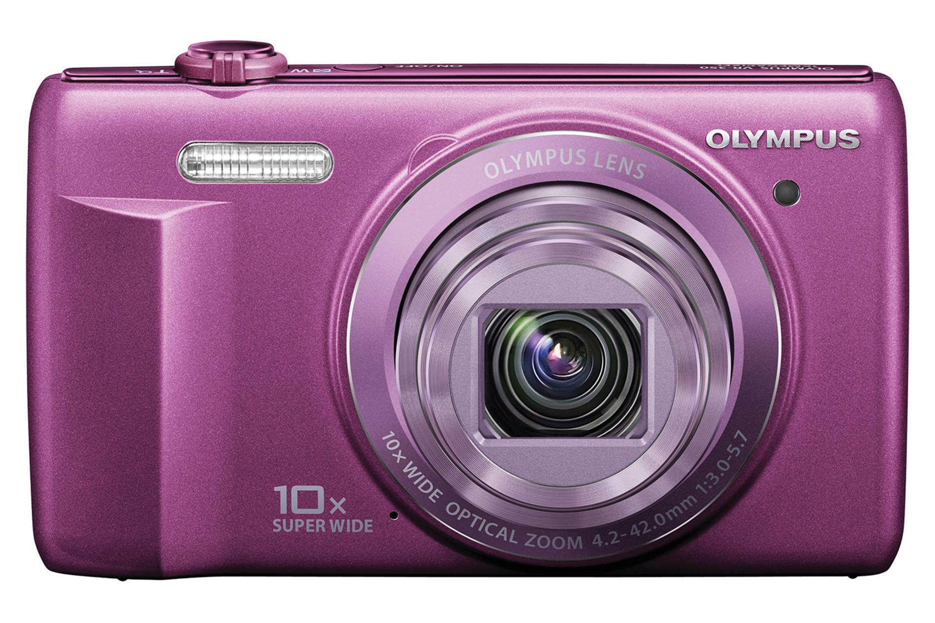 مرجع متخصصين ايران دوربين المپوس Olympus VR-340 نماي جلو رنگ بنفش