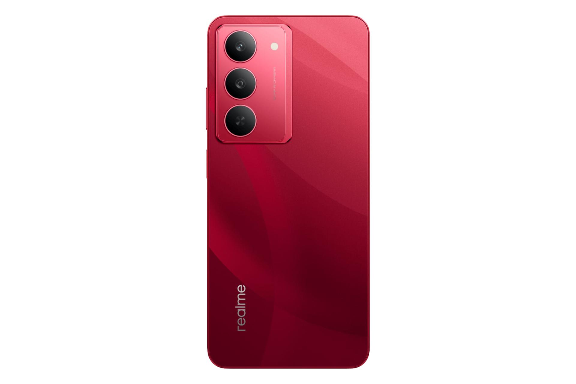 پنل پشت و چینش دوربین گوشی موبایل ریلمی V60 پرو قرمز / Realme V60 Pro
