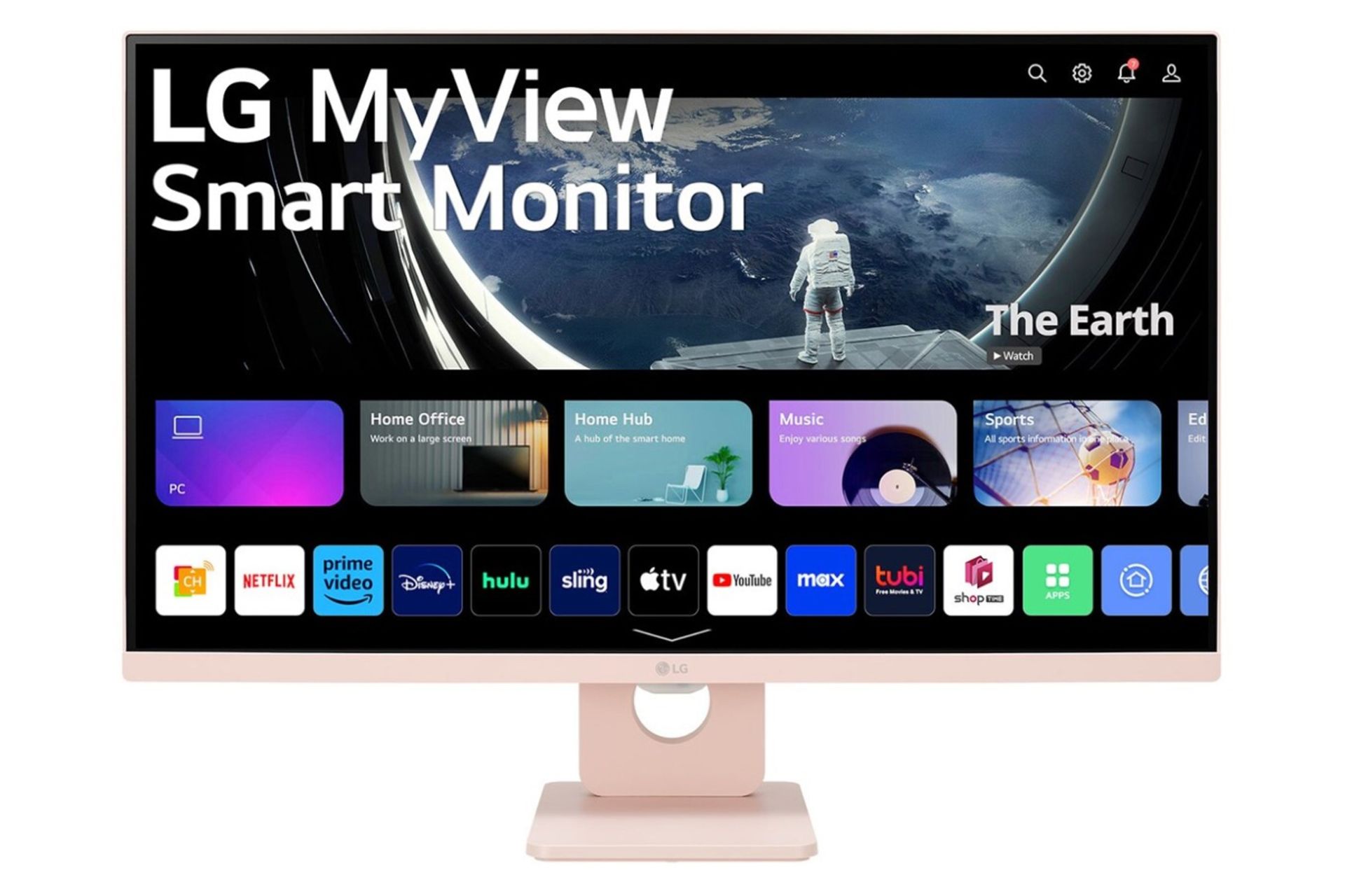 مانیتور ال جی 27 اینچ مدل MyView 27SR50F نمای جلو