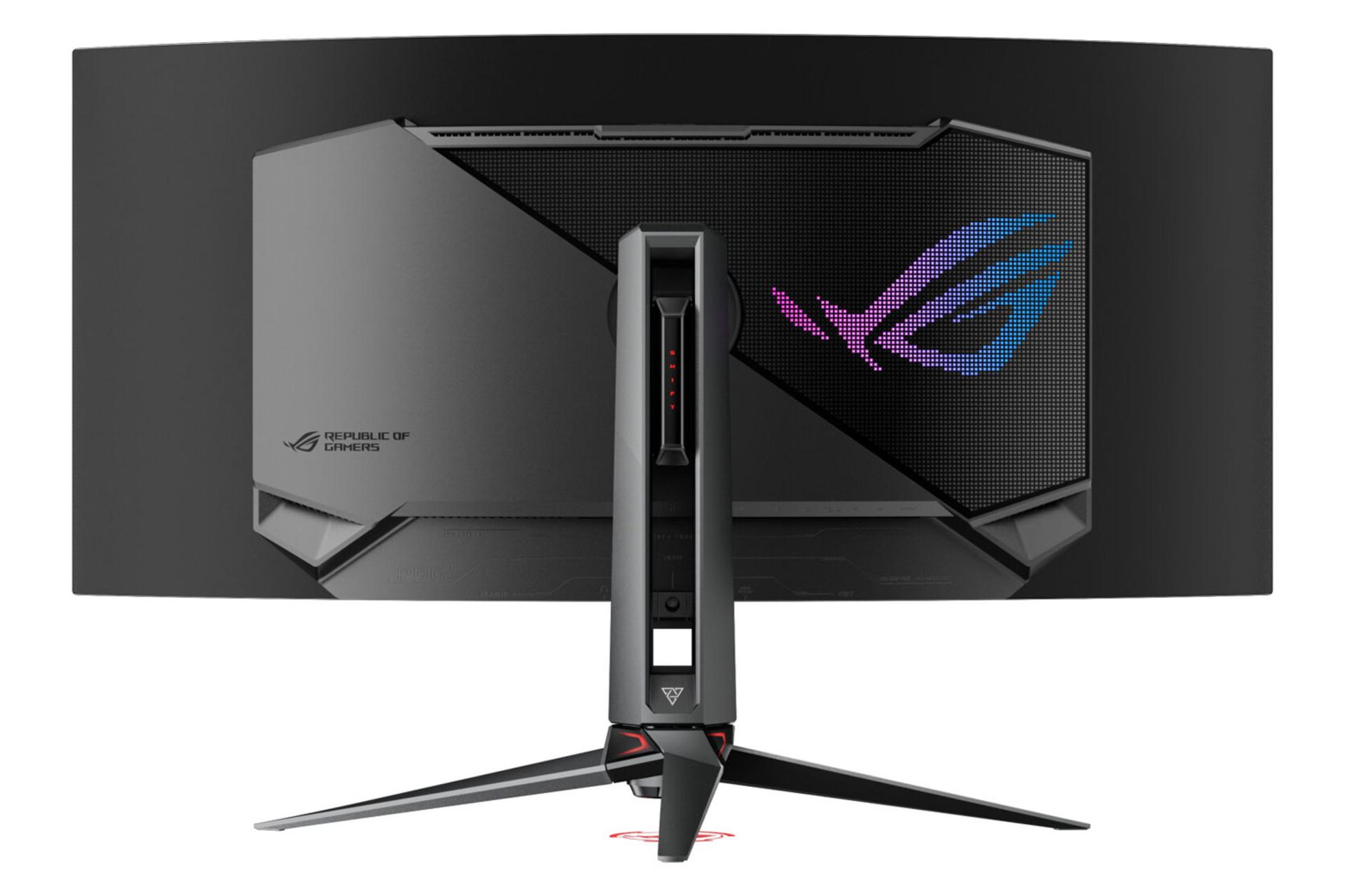 نمای پشت و بدنه مانیتور ایسوس 39 اینچ مدل ROG Swift OLED PG39WCDM