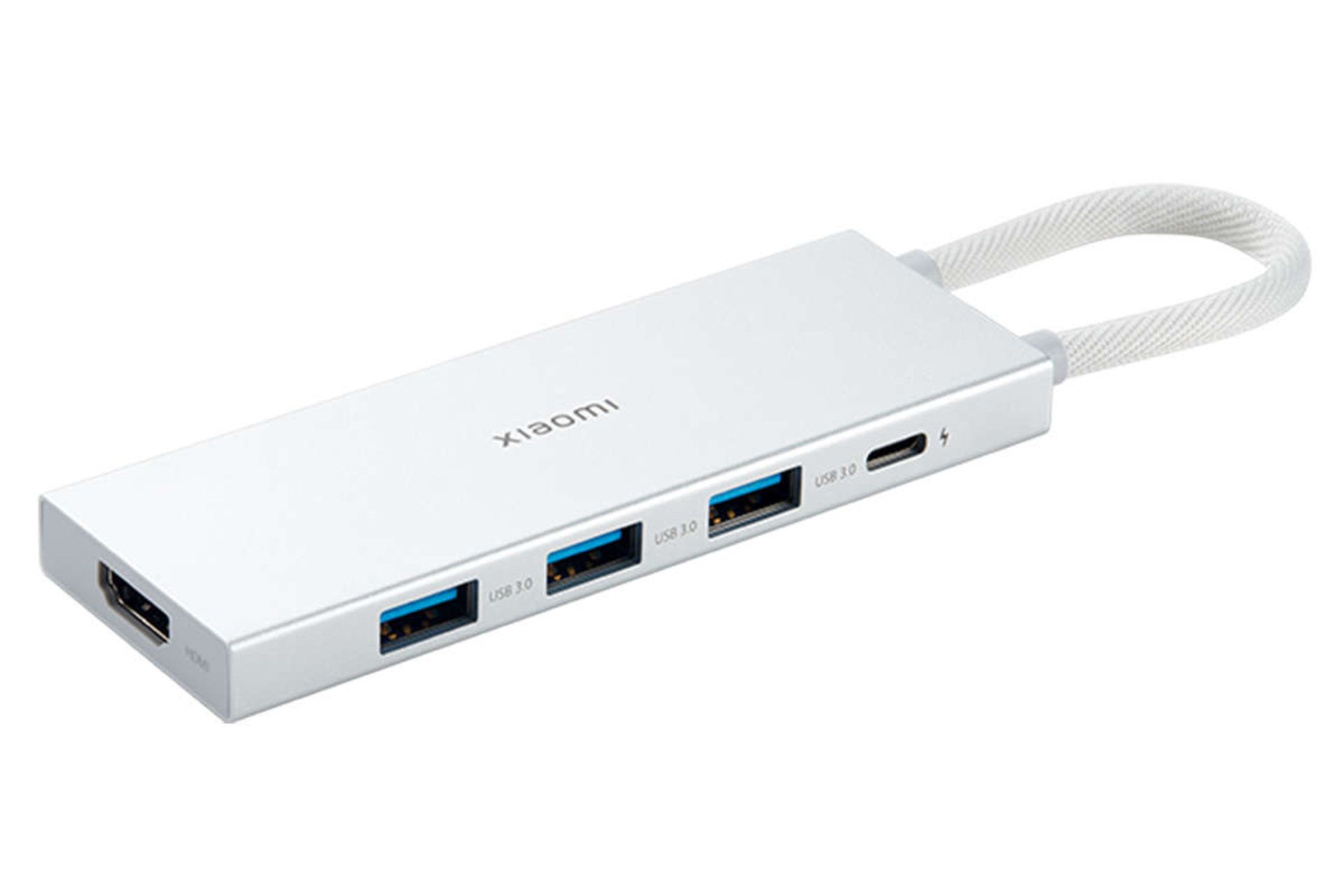 نمای سمت راست هاب USB-C شیائومی 5 پورت مدل XDMS05YM