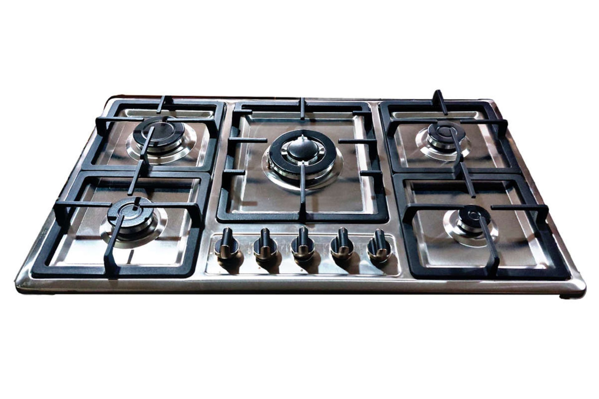 نمای جلوی اجاق گاز صفحه ای استیل بوگر 800