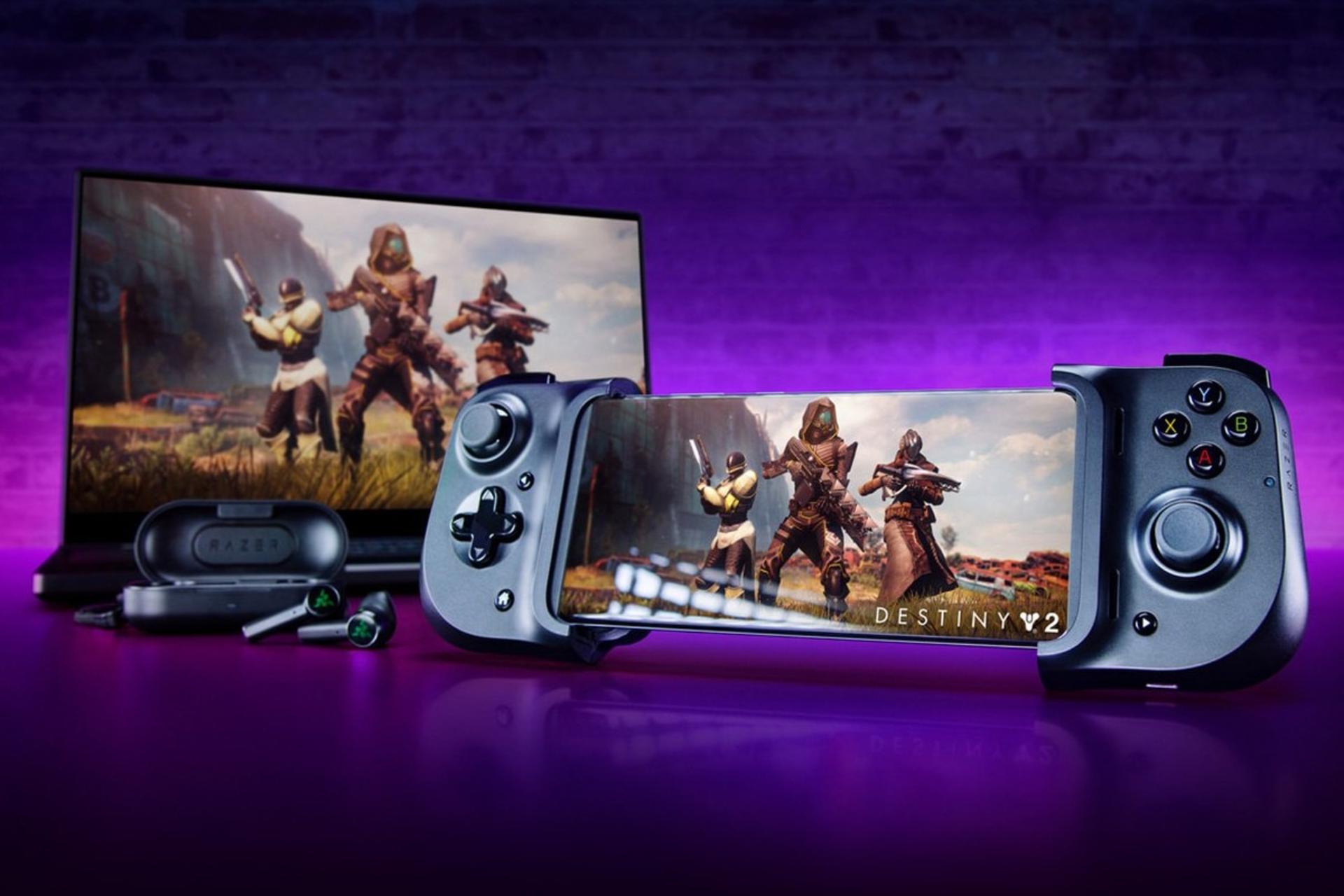 دسته بازی ریزر Kishi نسخه اندروید مشکی / Razer Kishi for Android