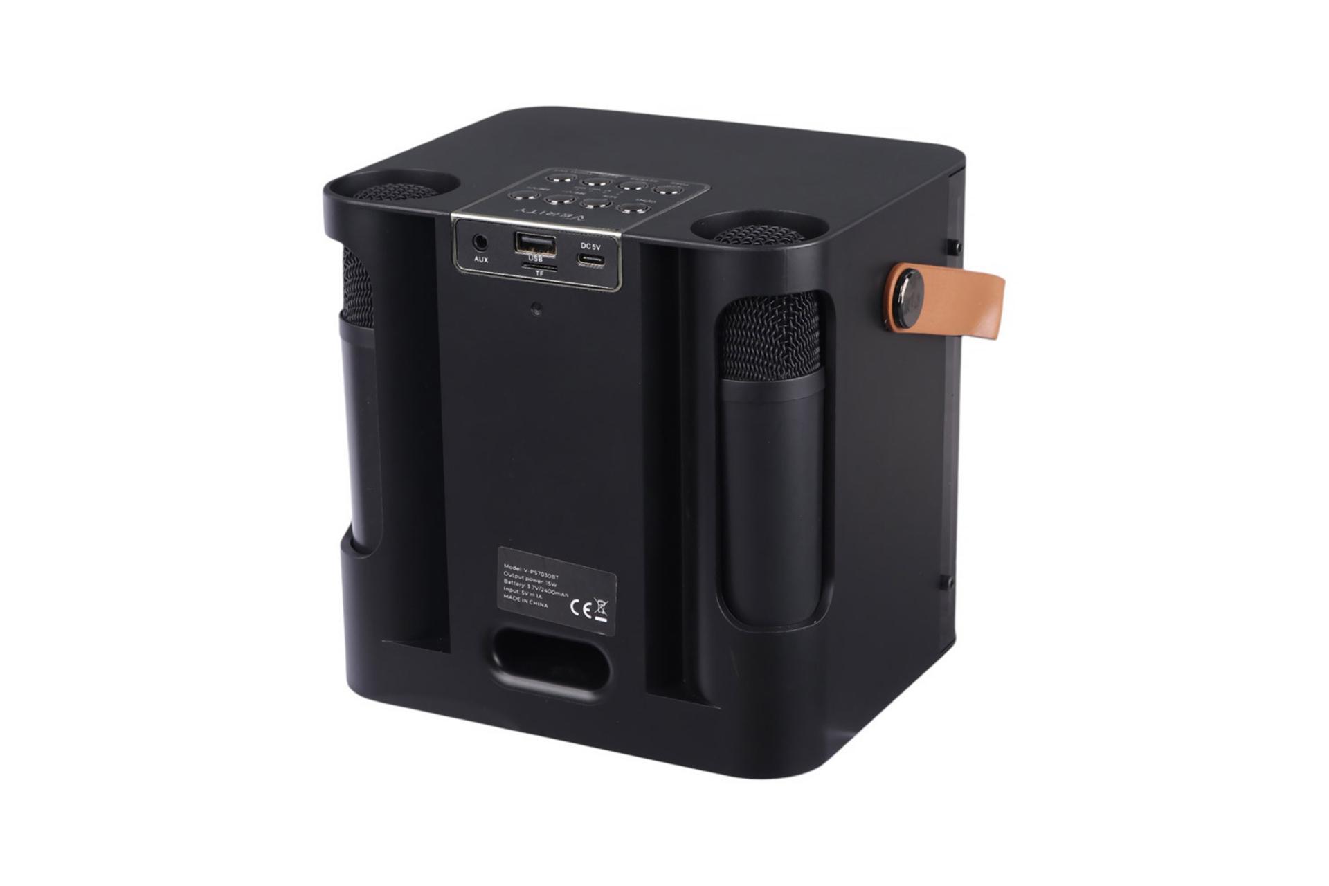 نمای پشت و بدنه اسپیکر وریتی V-PS7030BT