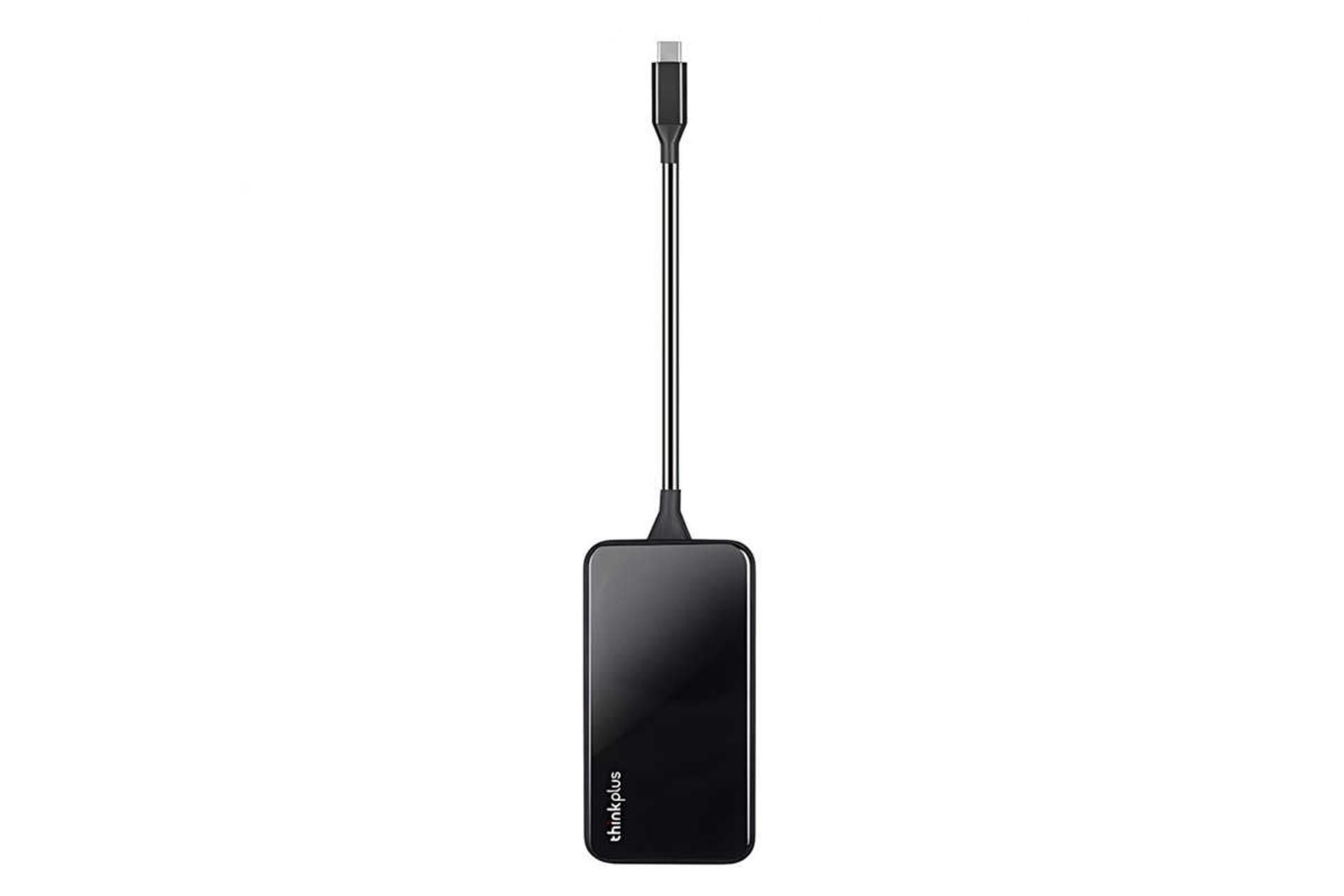 نمای بالای هاب USB-C لنوو 5 پورت مدل TPH05