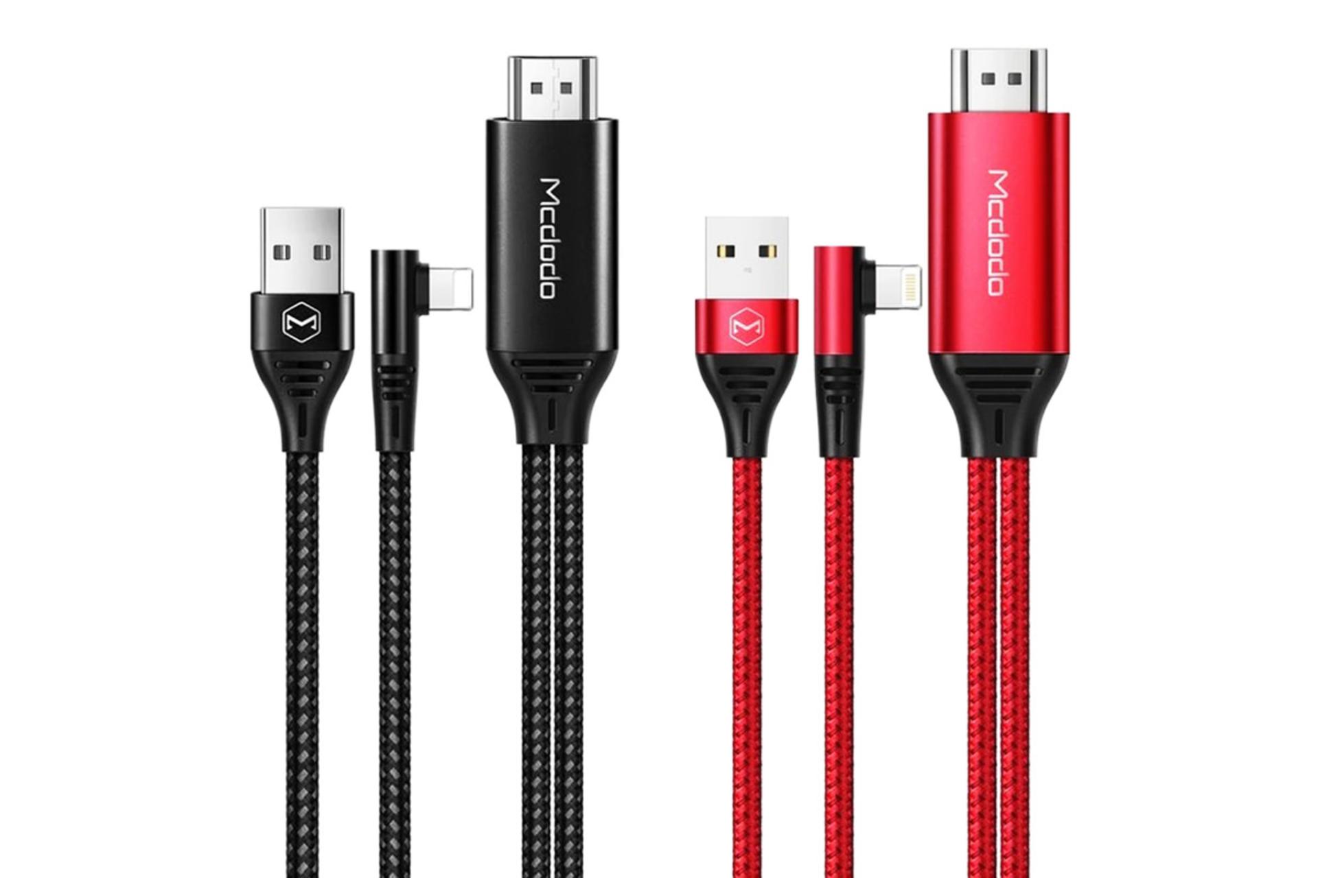 کابل مک دودو HDMI به Lightning مدل CA-640 4K با طول 2 متر