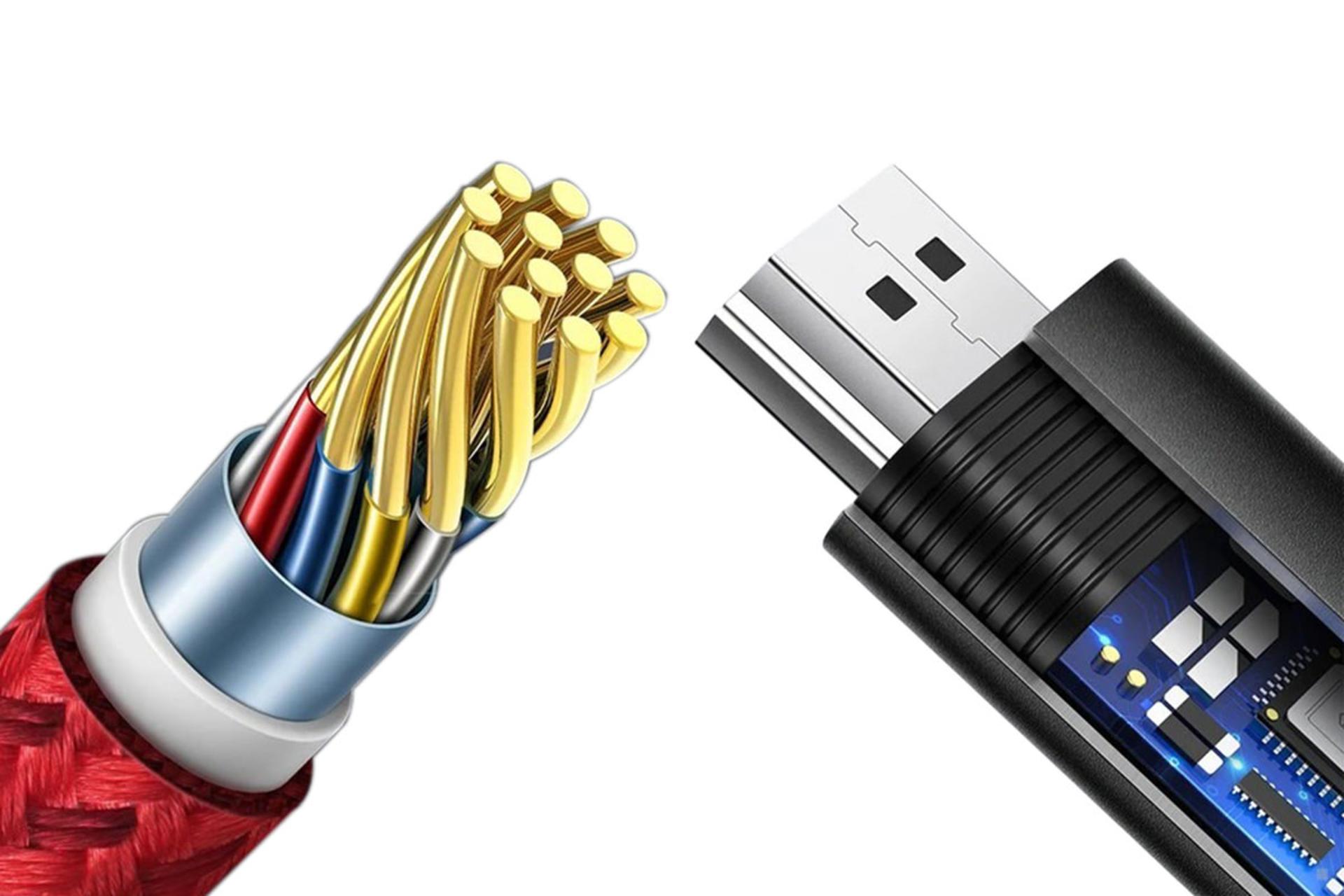 کابل مک دودو HDMI به Lightning مدل CA-640 4K داخل سیم و سوکت