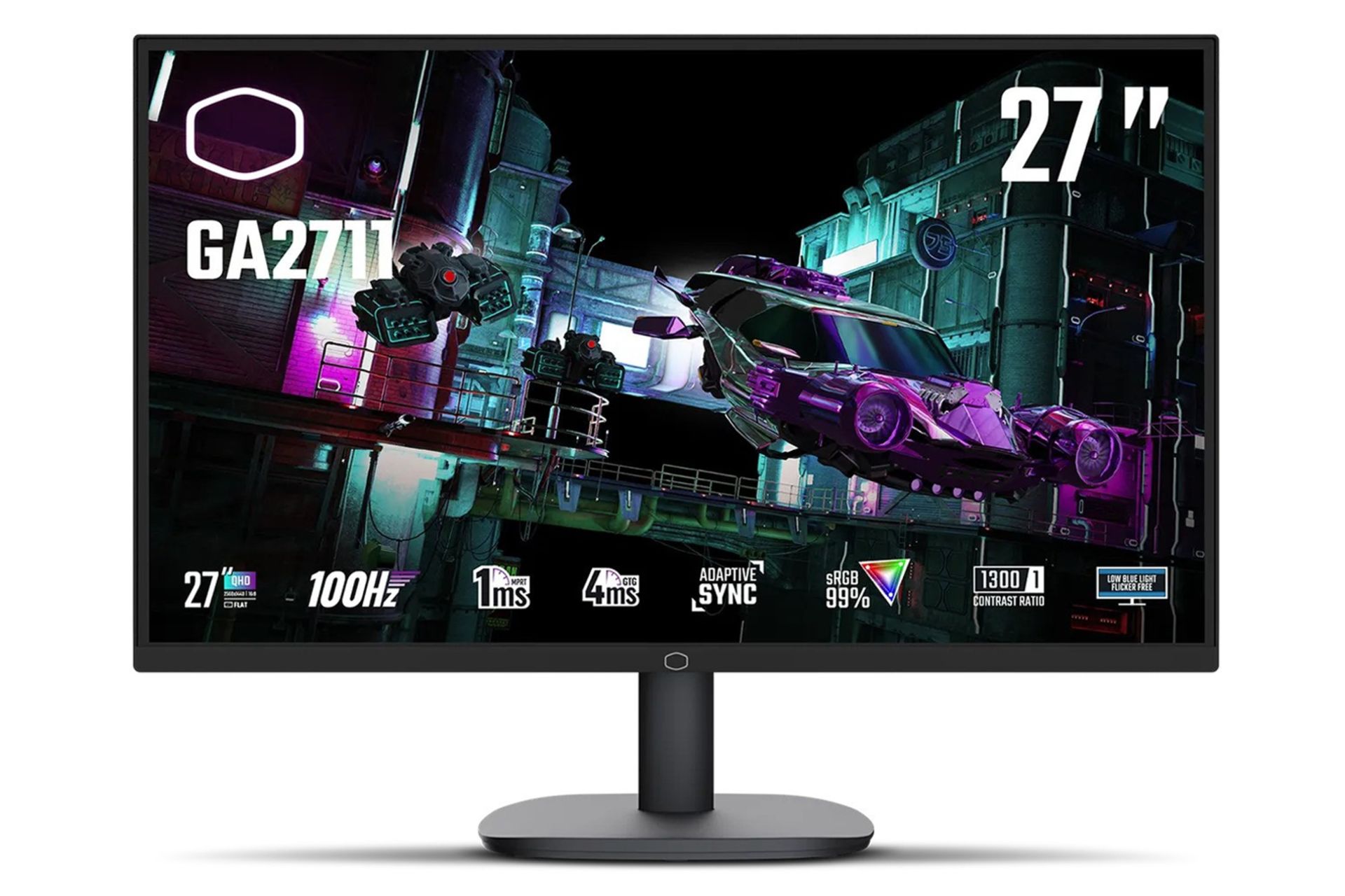 رزولوشن و کیفیت تصویر مانیتور کولر مستر 27 اینچ مدل CMI-GA2711