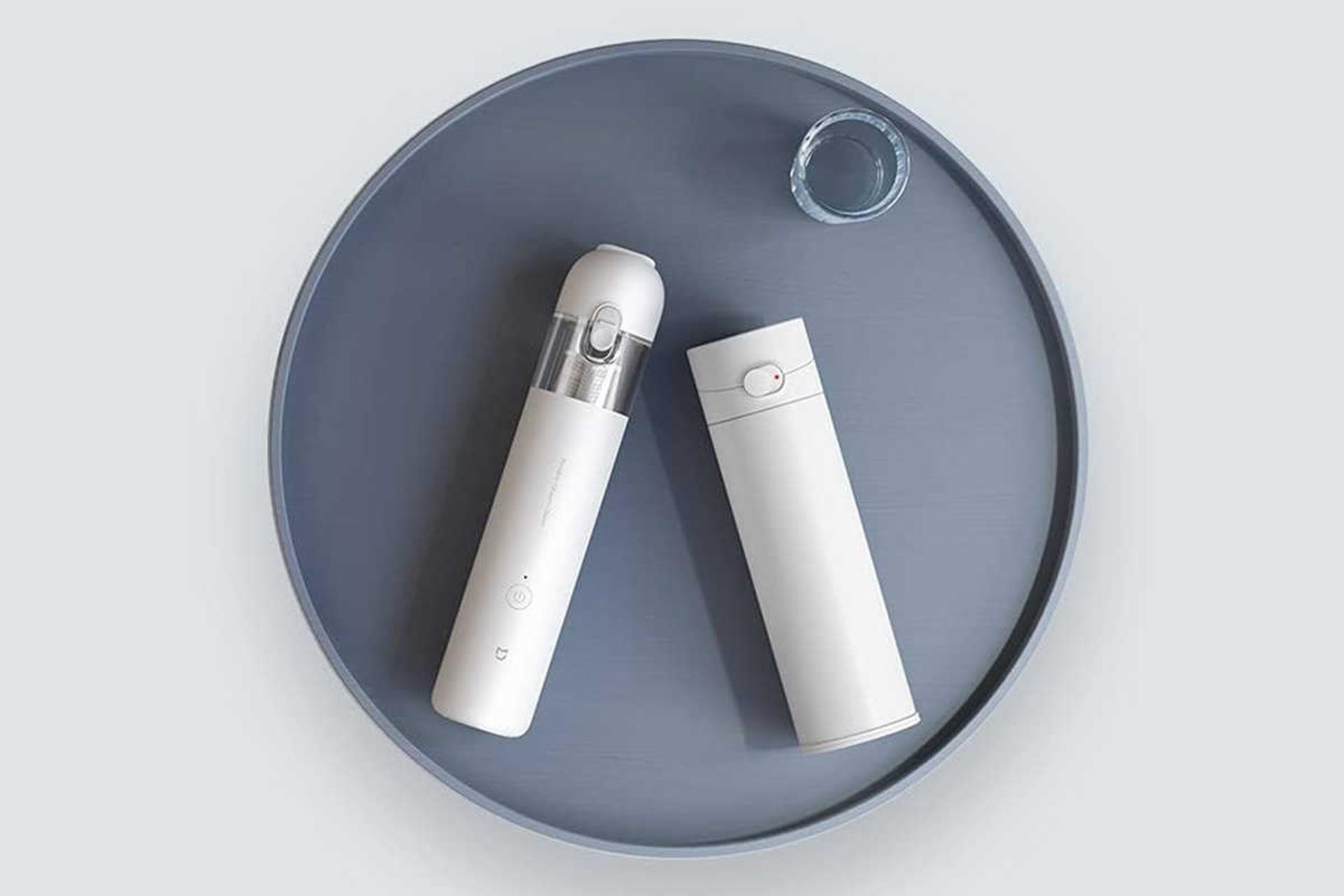 نمای بالای جارو شارژی شیائومی Mi Vacuum Cleaner Mini