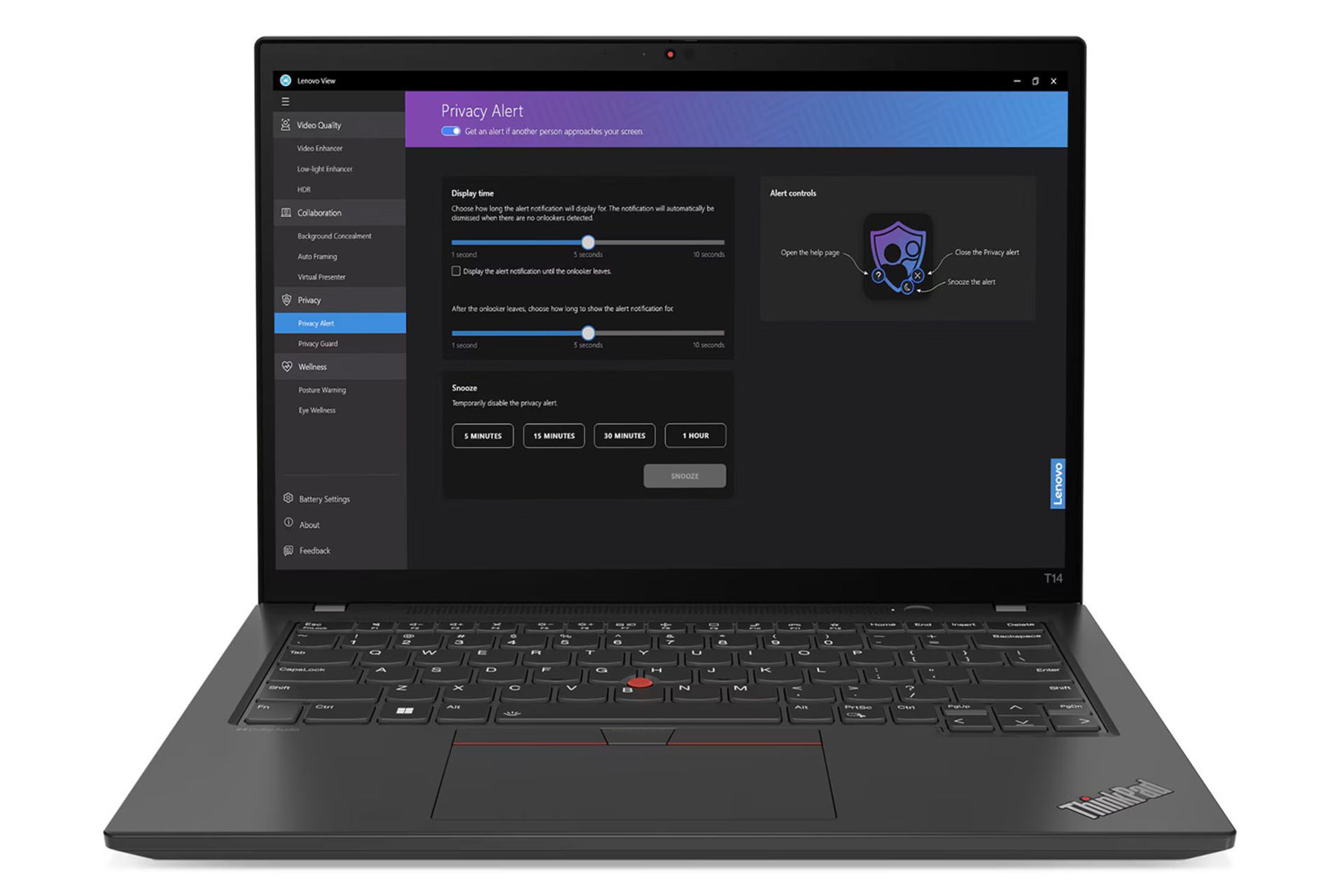 لپ تاپ لنوو Lenovo ThinkPad T14 Gen 4 نمای جلو