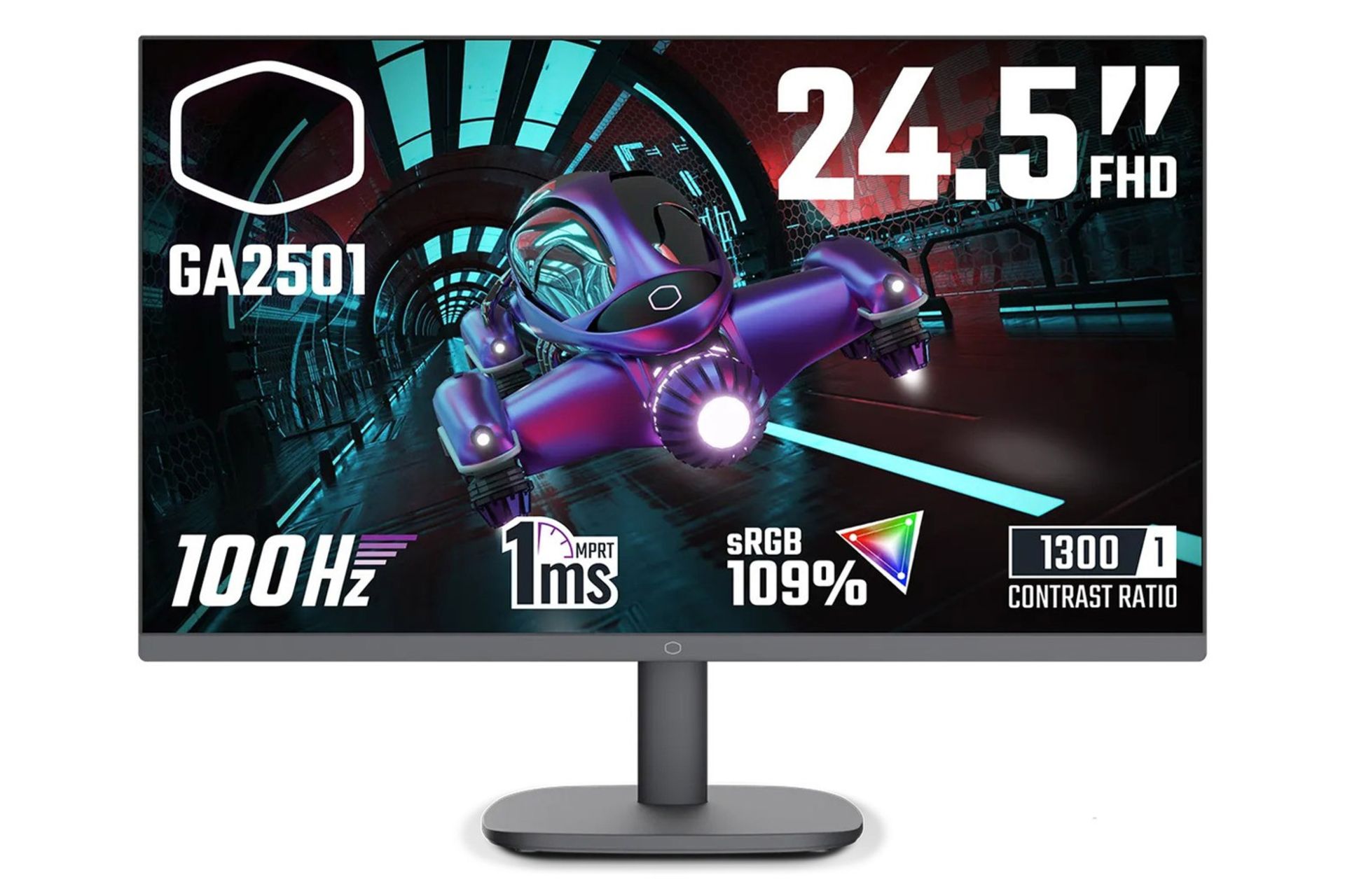 رزولوشن و کیفیت تصویر مانیتور کولر مستر 25 اینچ مدل CMI-GA2501