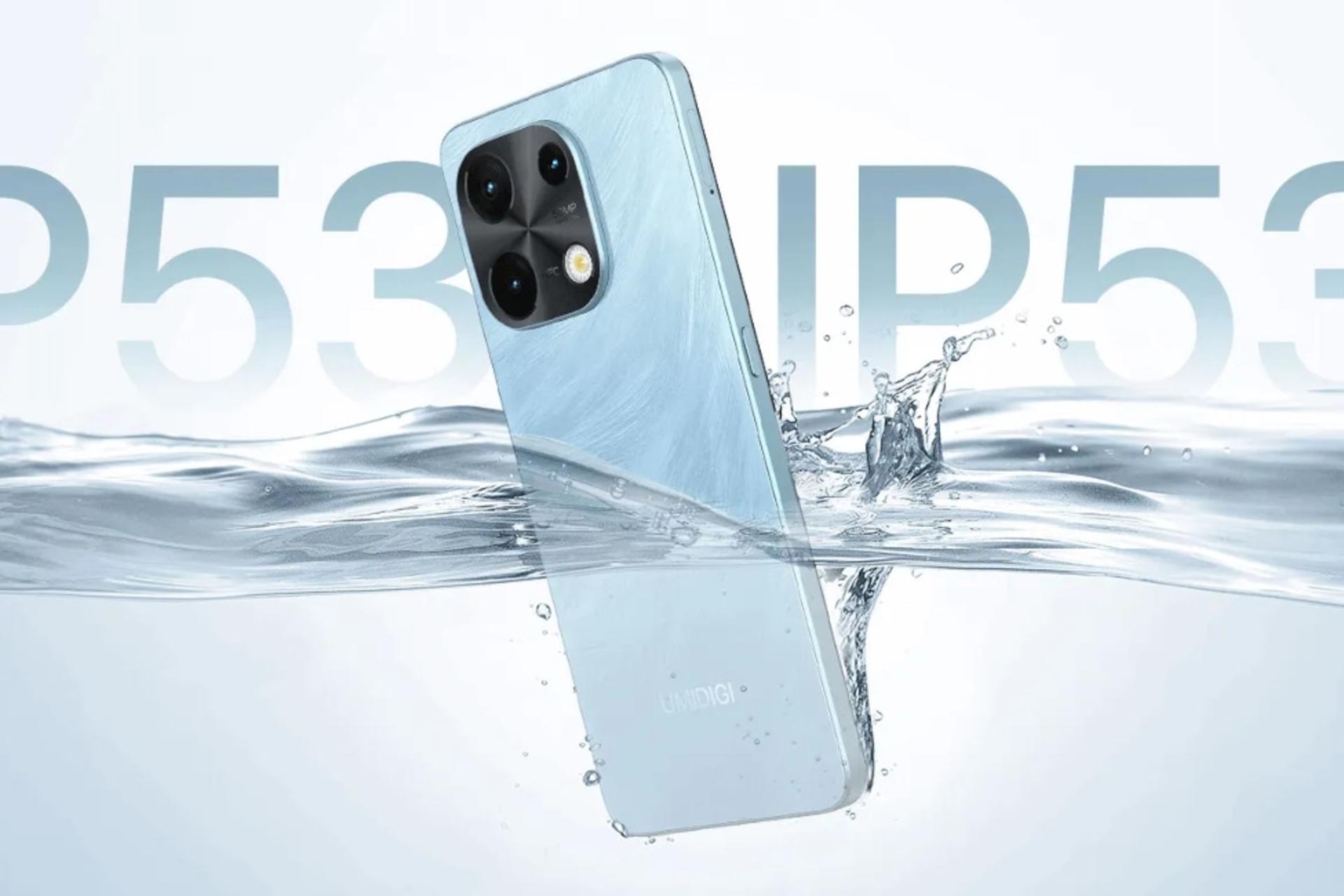 پنل پشت و چینش دوربین گوشی موبایل اومی دیجی نوت 100 آبی / UMIDIGI Note 100 4G