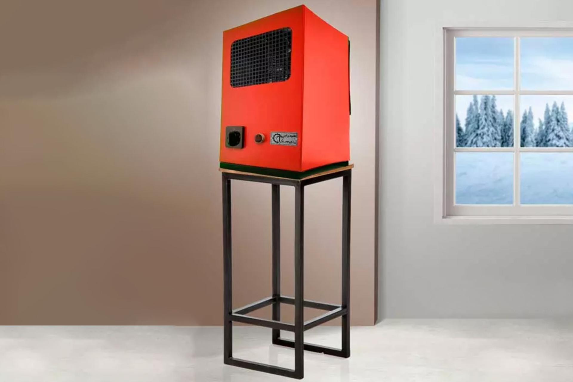 نمای درحال کار بخاری برقی تکنو دیزاین Techno Design HT0045