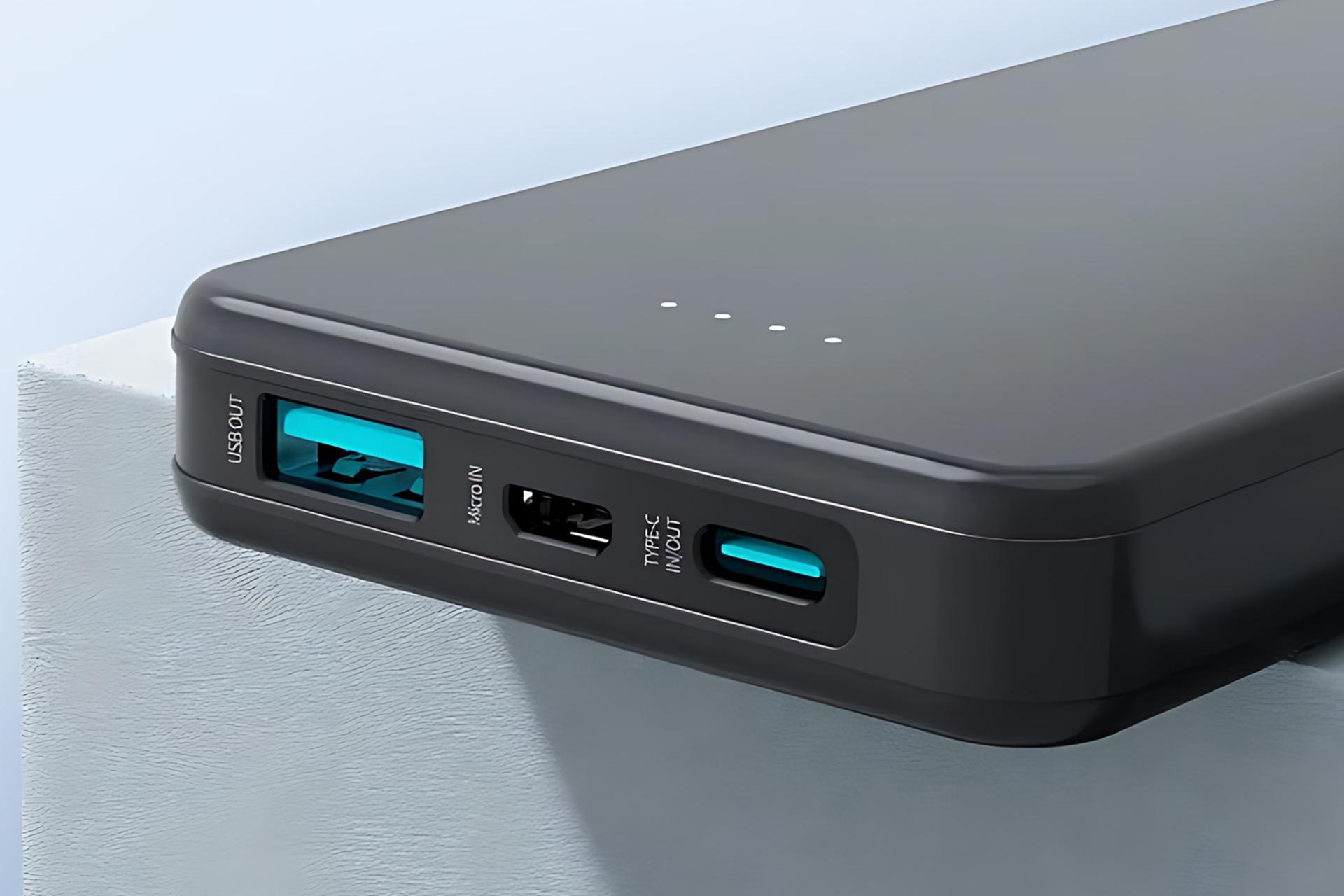 درگاه های پاور بانک راوپاور Ravpower RP-PB1215 10000mAh