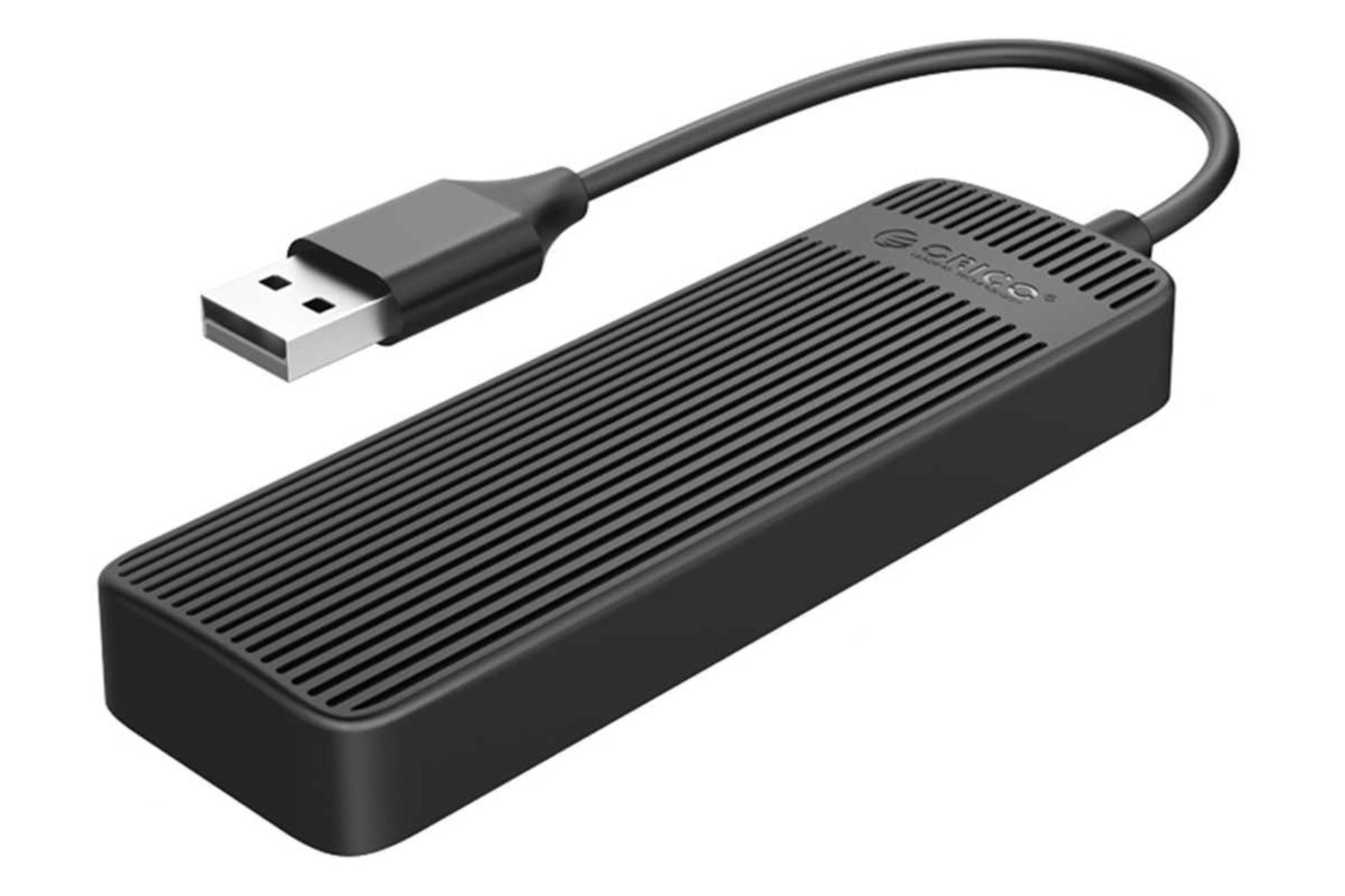مرجع متخصصين ايران نماي سمت راست هاب USB-A اوريكو 4 پورت مدل FL02 رنگ مشكي