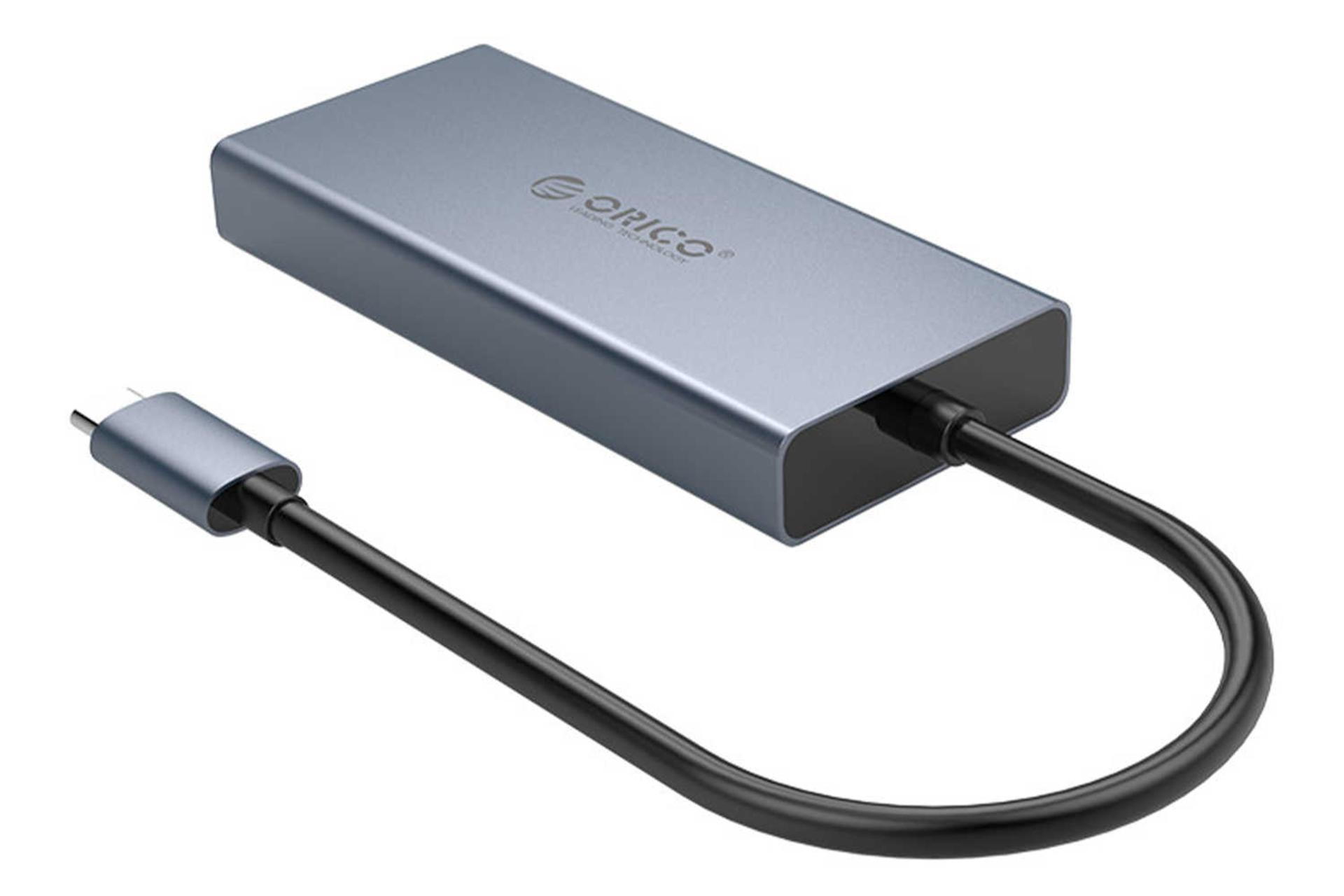 نمای سمت چپ هاب USB-C اوریکو 5 پورت مدل MC-U501P